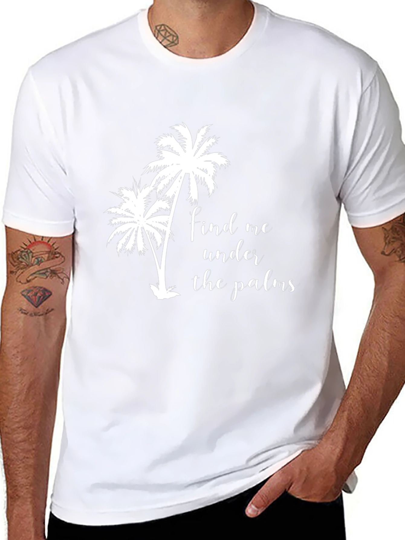 Palm Tree Graphic Tee - Beach Lover T-Shirt