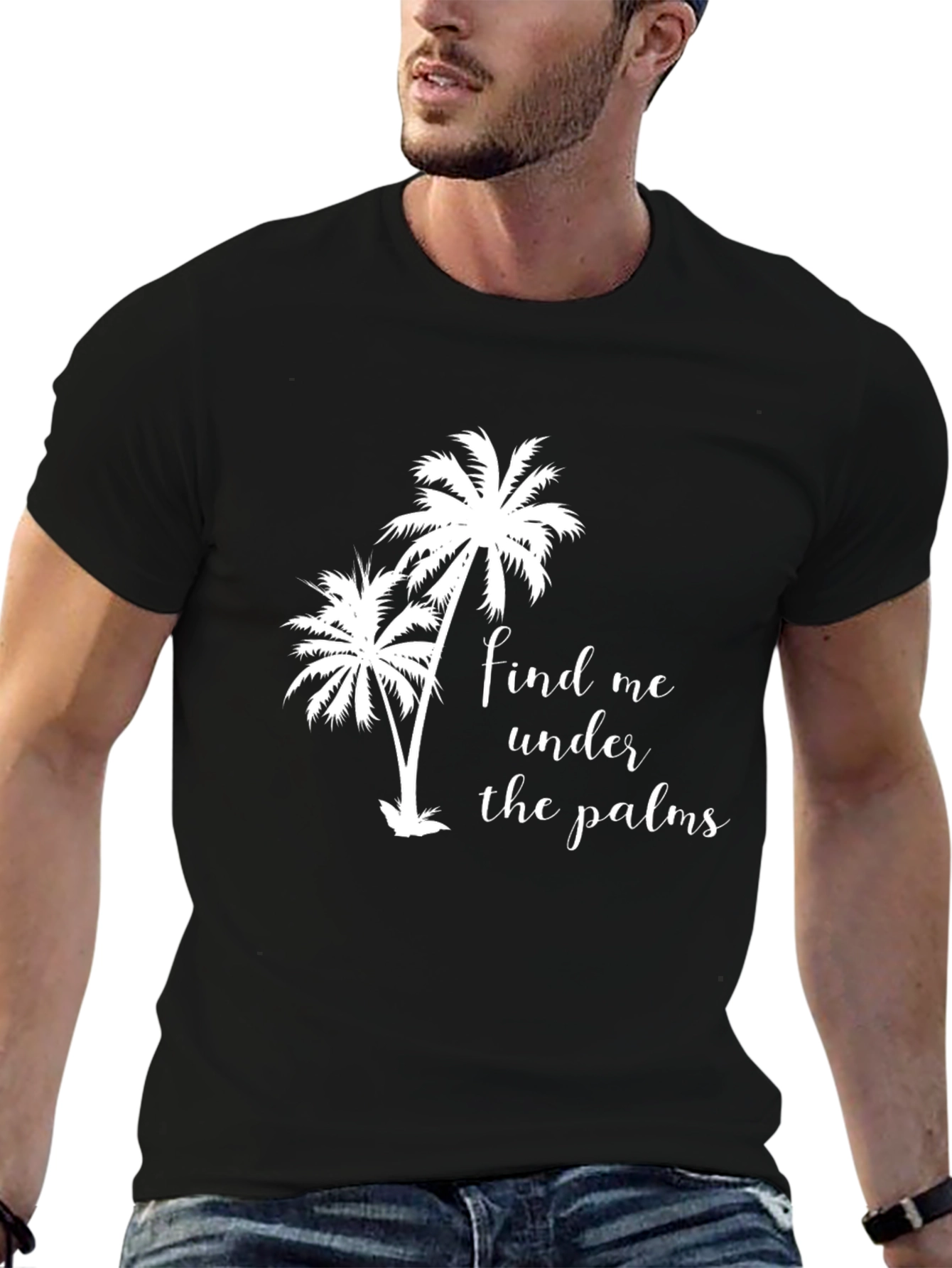 Palm Tree Graphic Tee - Beach Lover T-Shirt