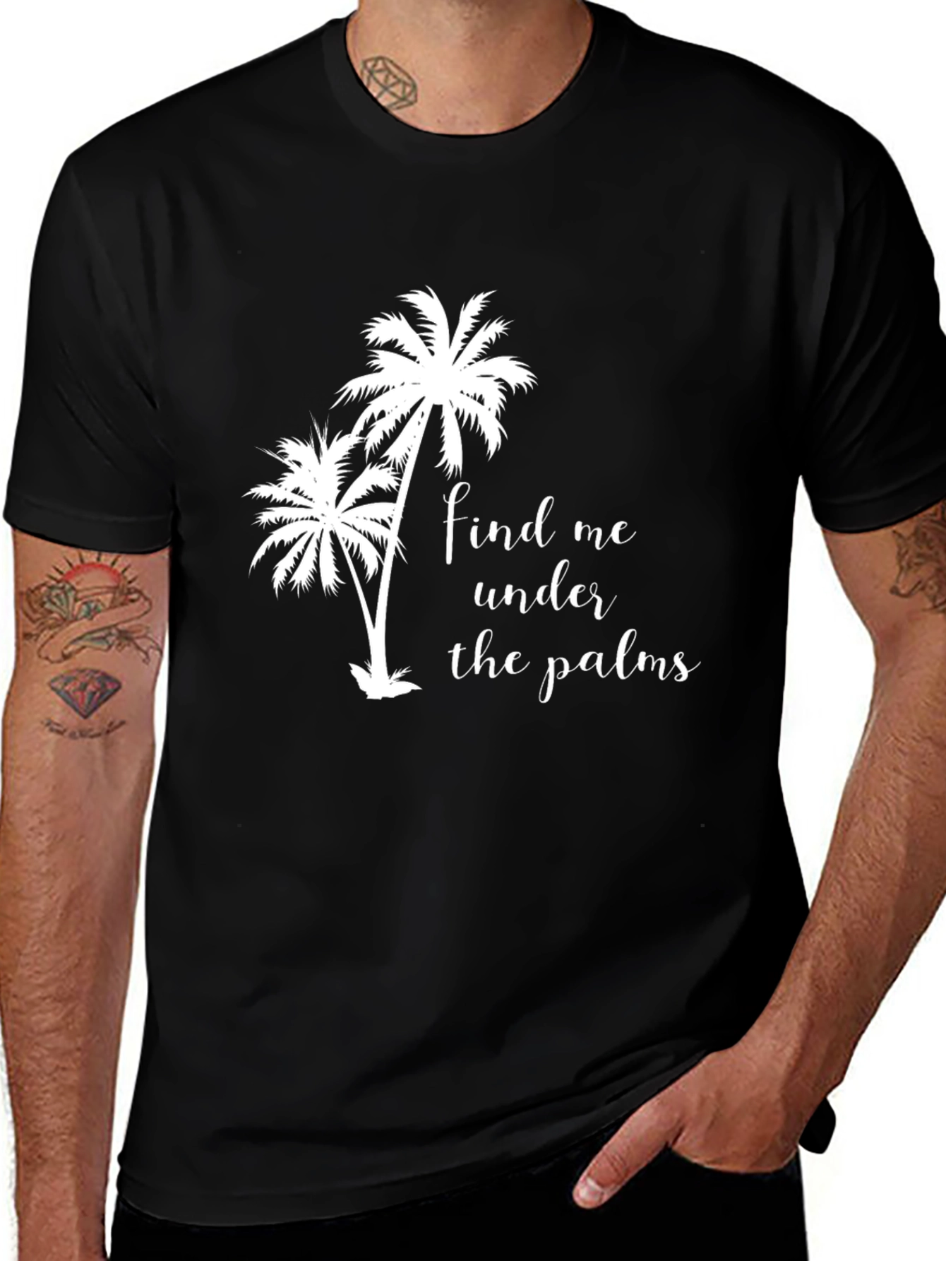 Palm Tree Graphic Tee - Beach Lover T-Shirt