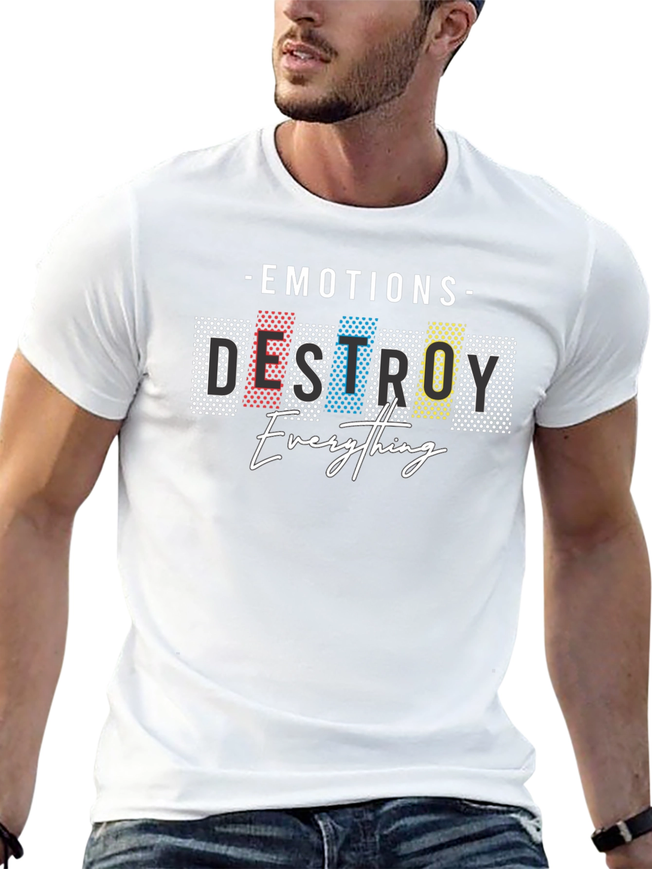 Emotions Destroy Everything Graphic Tee