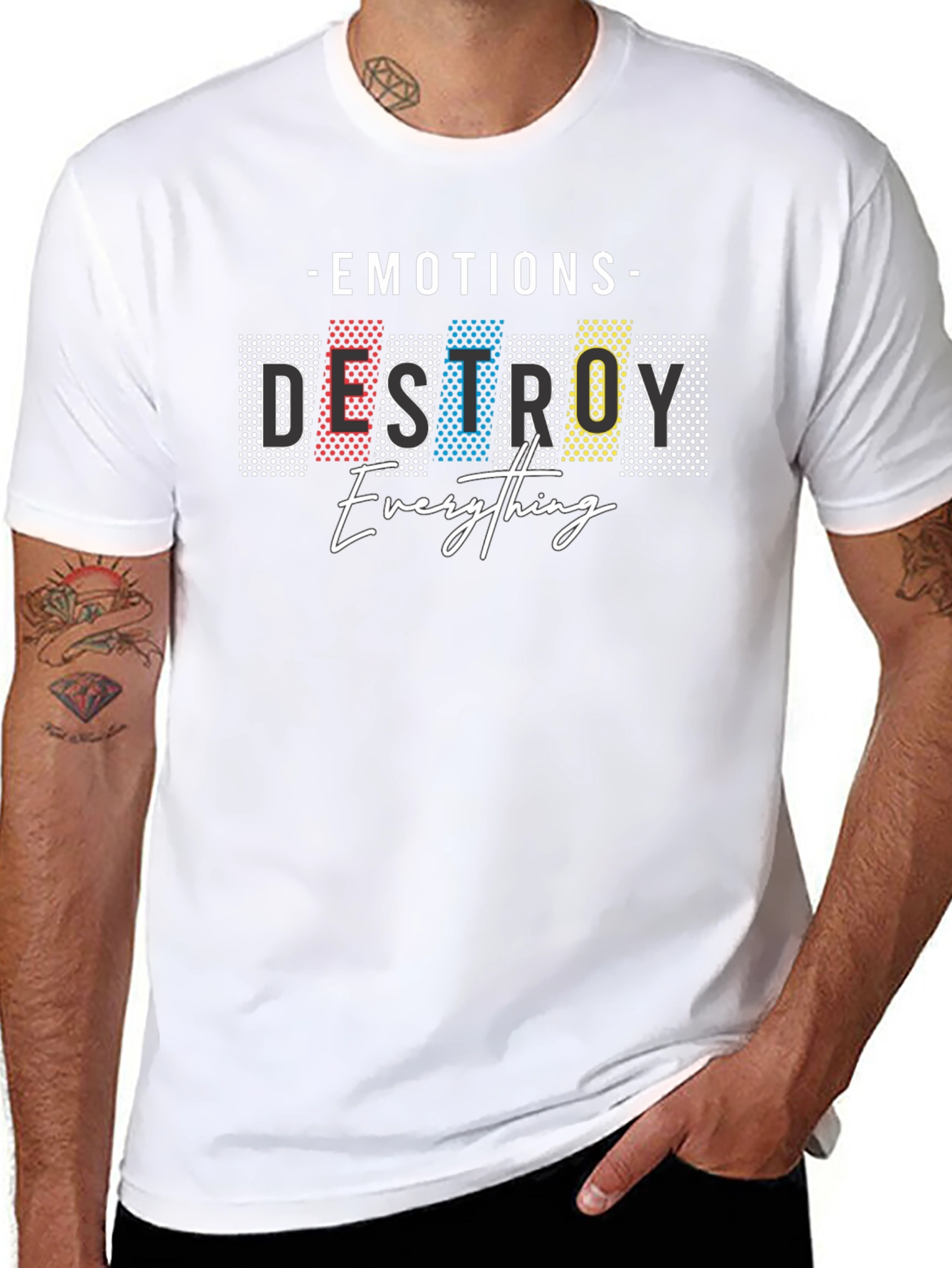 Emotions Destroy Everything Graphic Tee