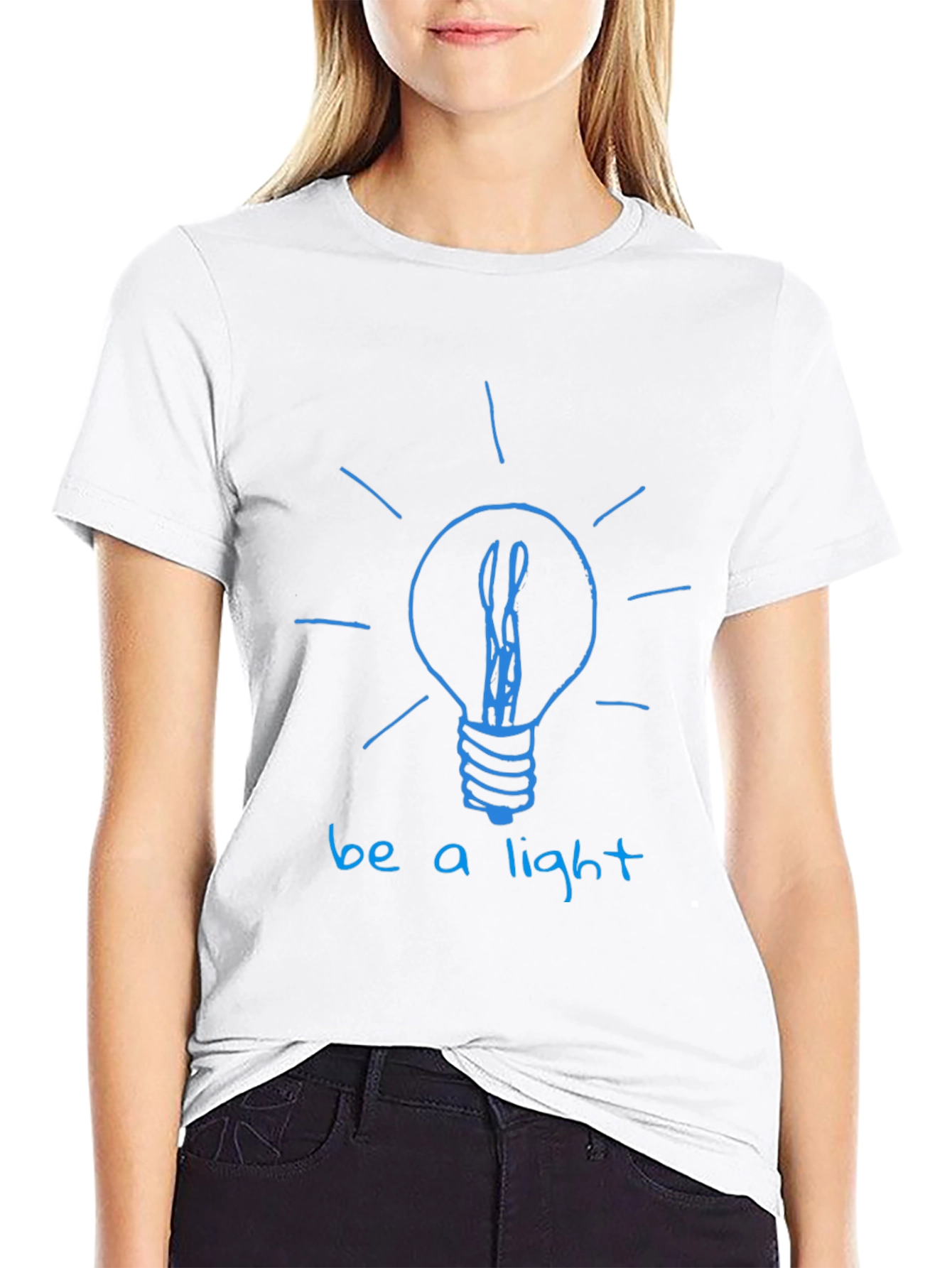 Be A Light T-Shirt - Inspirational Graphic Tee