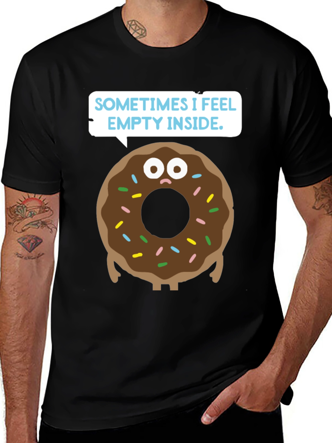 Donut Feeling T-Shirt - Humorous Graphic Tee