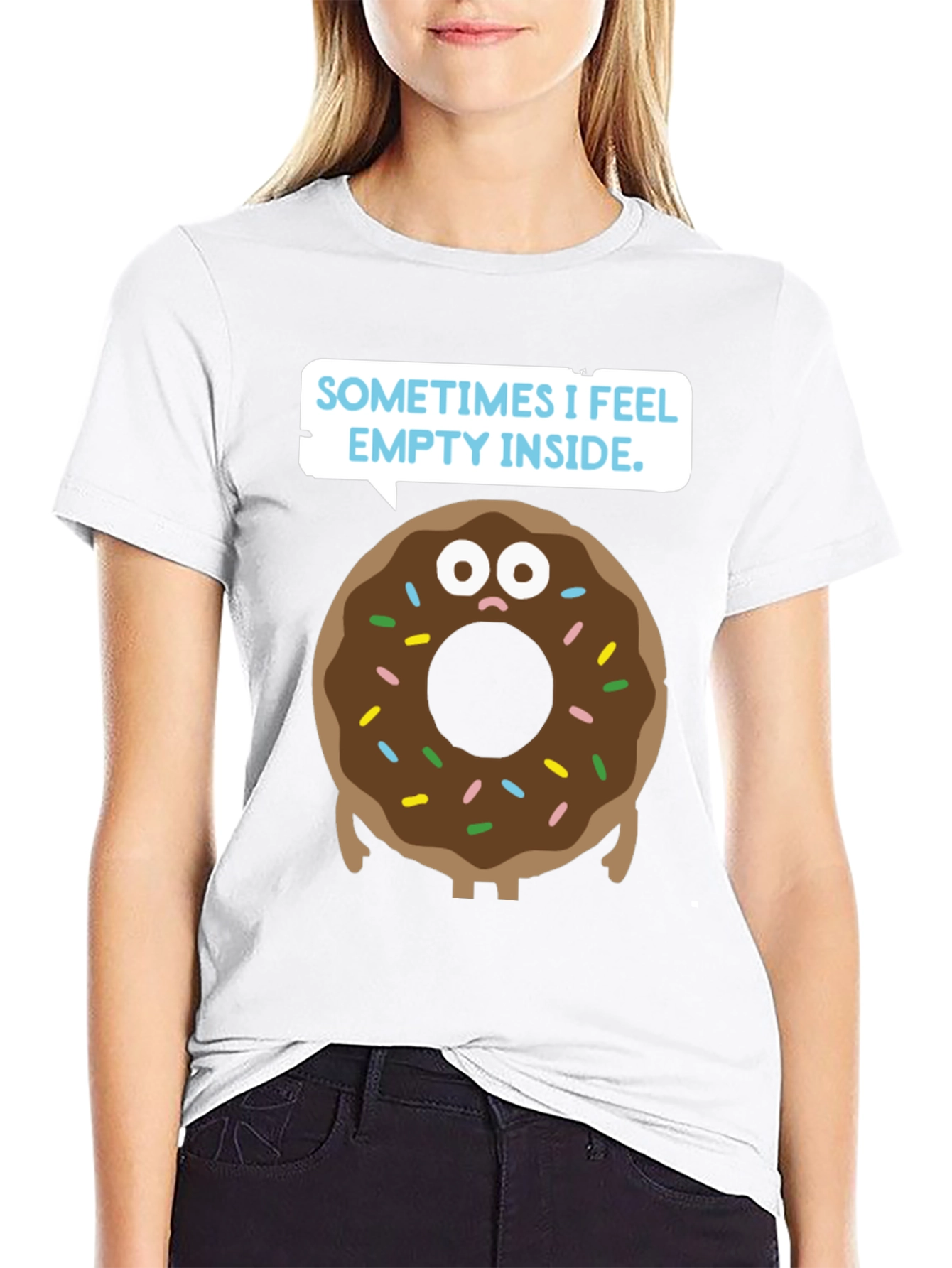 Donut Feeling T-Shirt - Humorous Graphic Tee