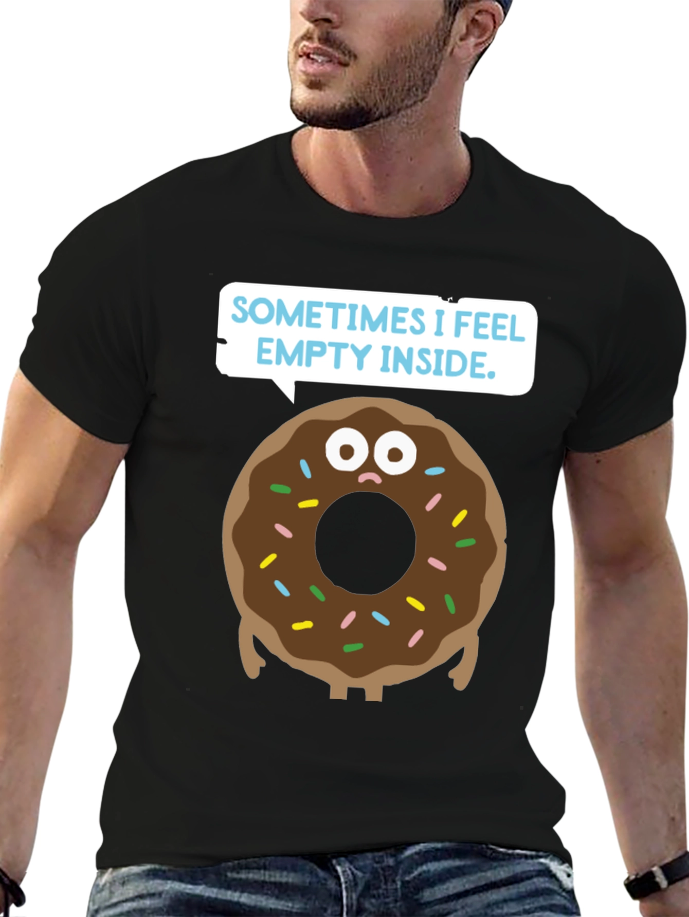 Donut Feeling T-Shirt - Humorous Graphic Tee