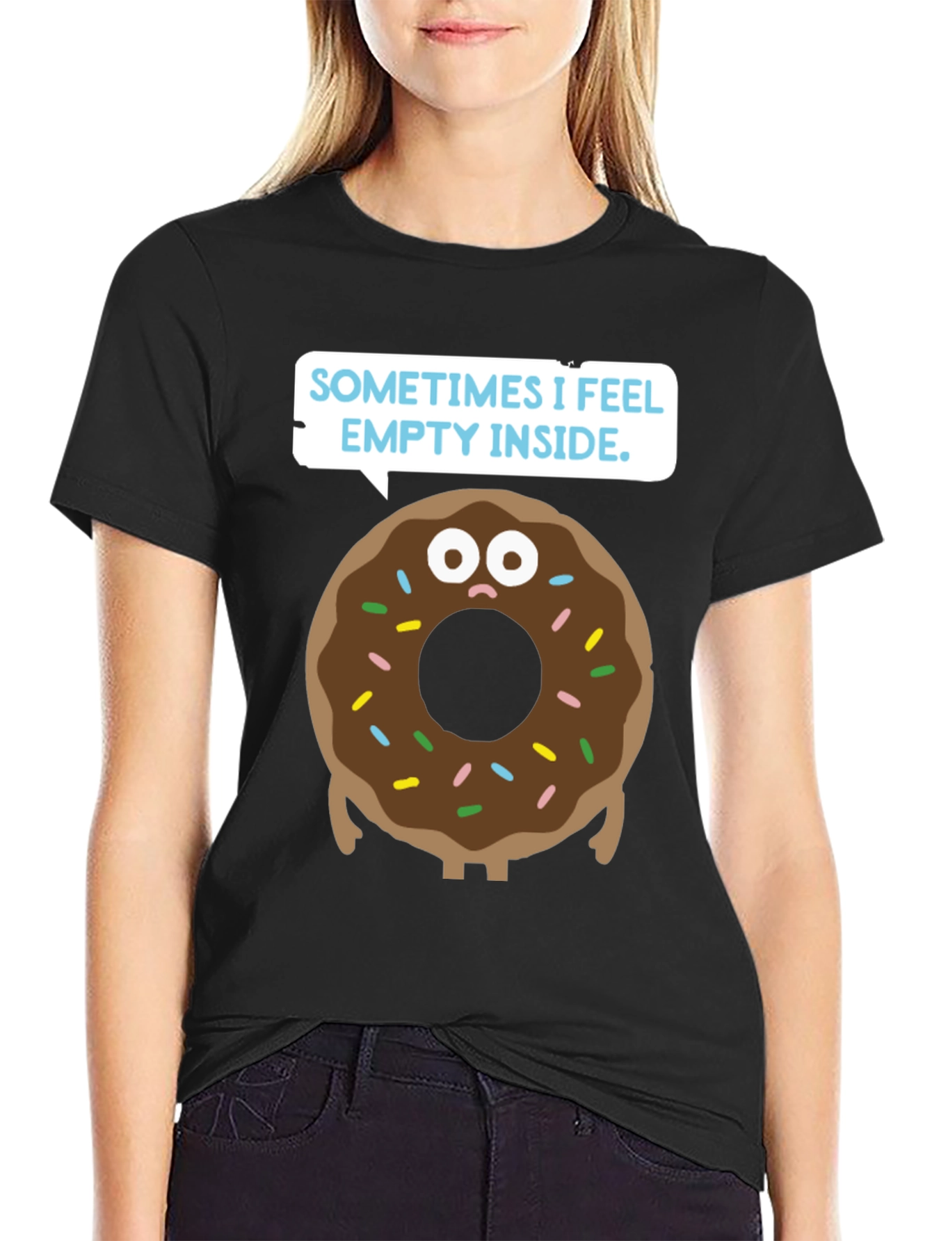 Donut Feeling T-Shirt - Humorous Graphic Tee