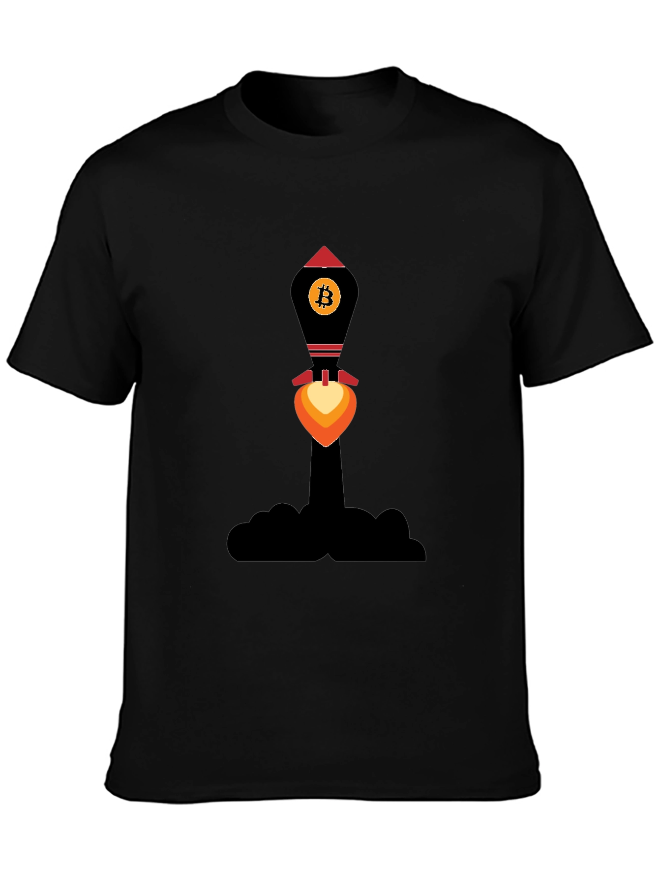 Bitcoin Rocket T-Shirt - Crypto to the Moon!
