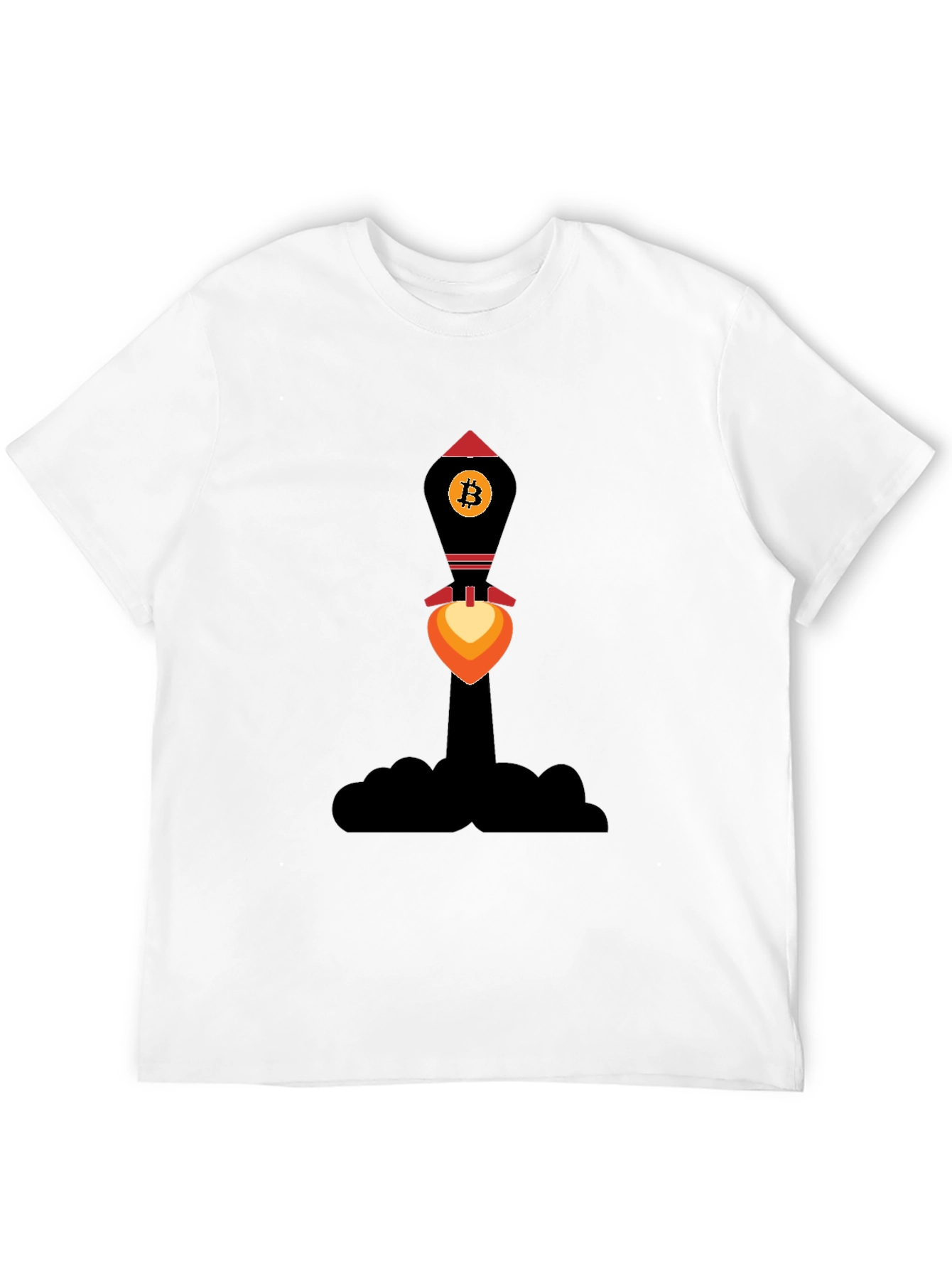 Bitcoin Rocket T-Shirt - Crypto to the Moon!