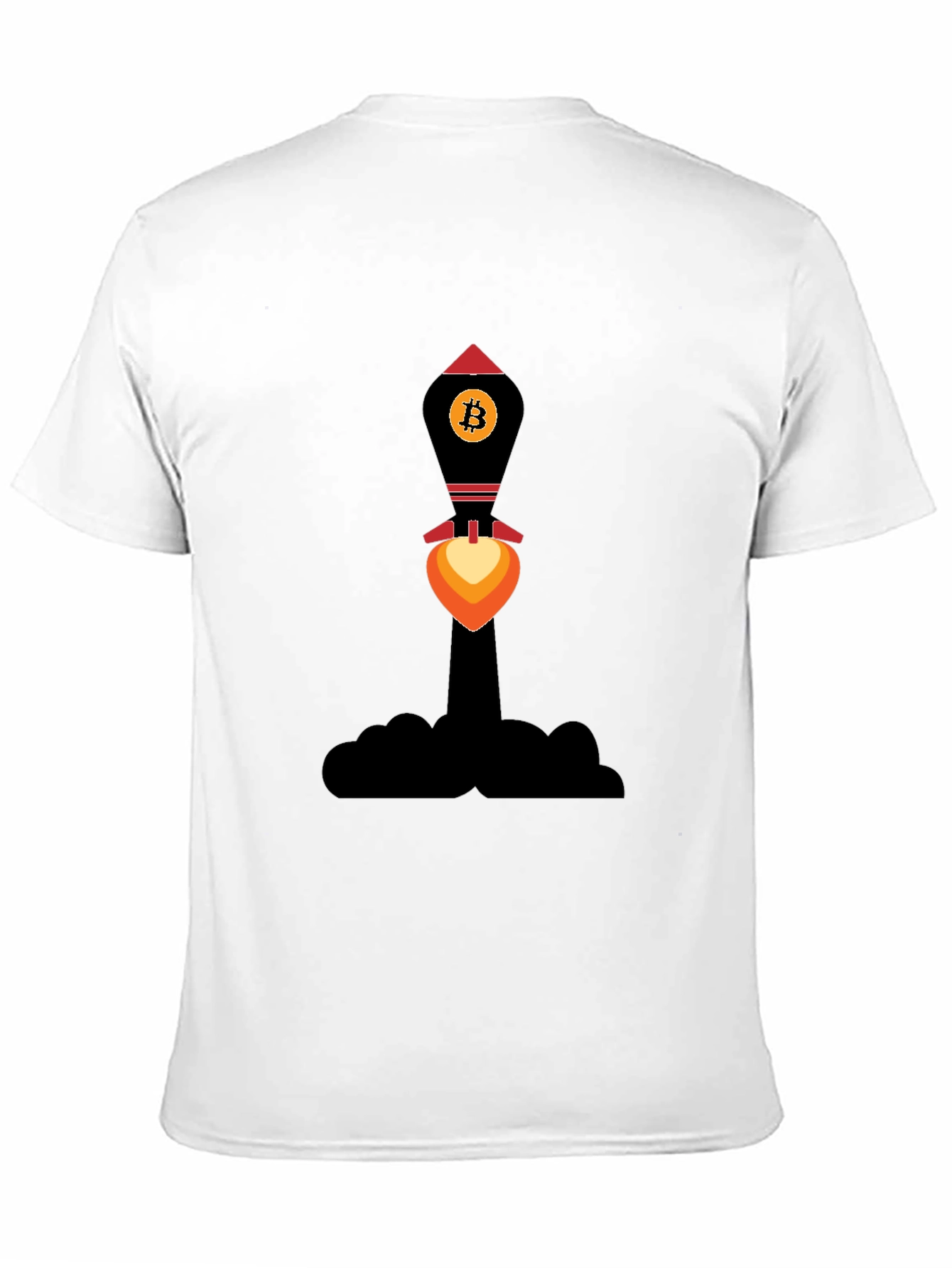 Bitcoin Rocket T-Shirt - Crypto to the Moon!