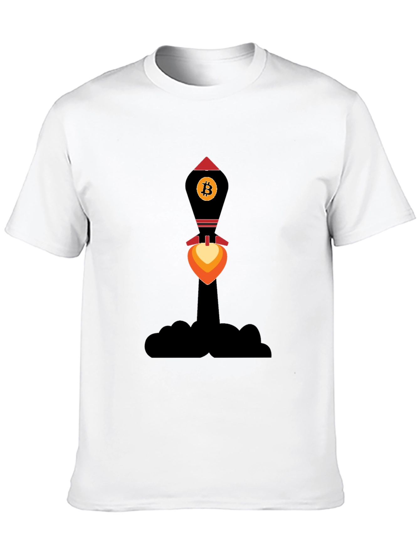 Bitcoin Rocket T-Shirt - Crypto to the Moon!