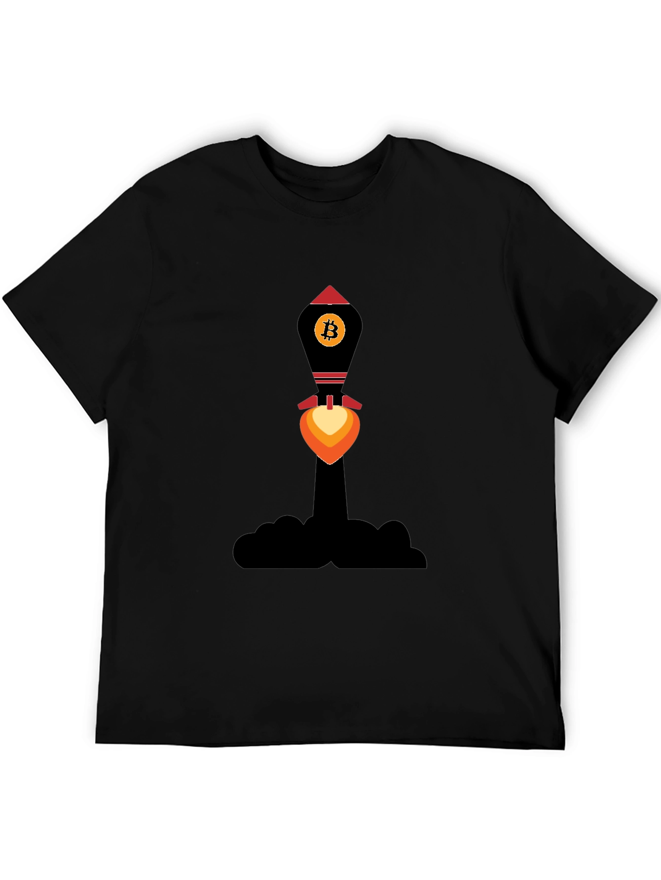 Bitcoin Rocket T-Shirt - Crypto to the Moon!