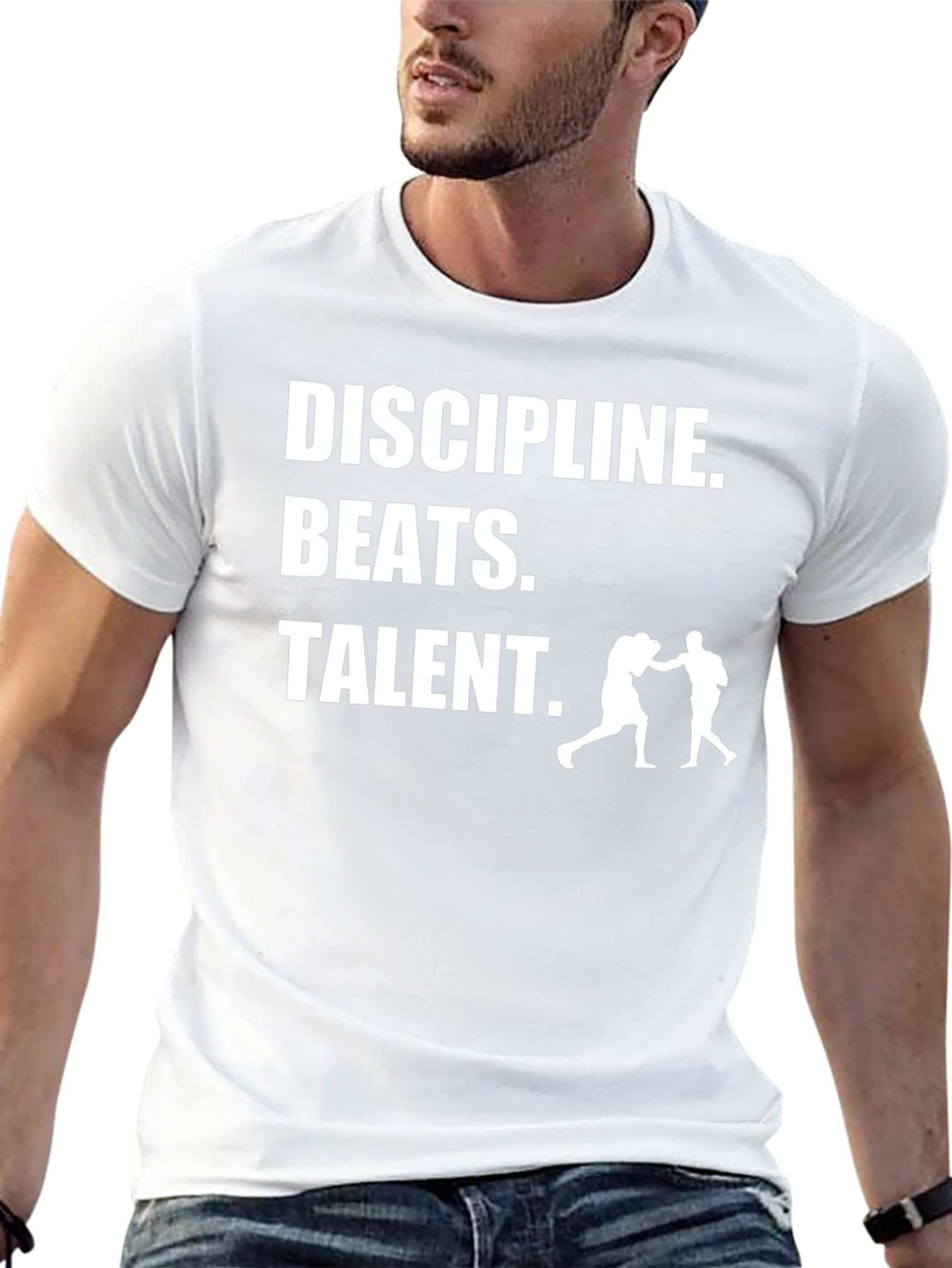 Discipline Beats Talent Boxer T-Shirt