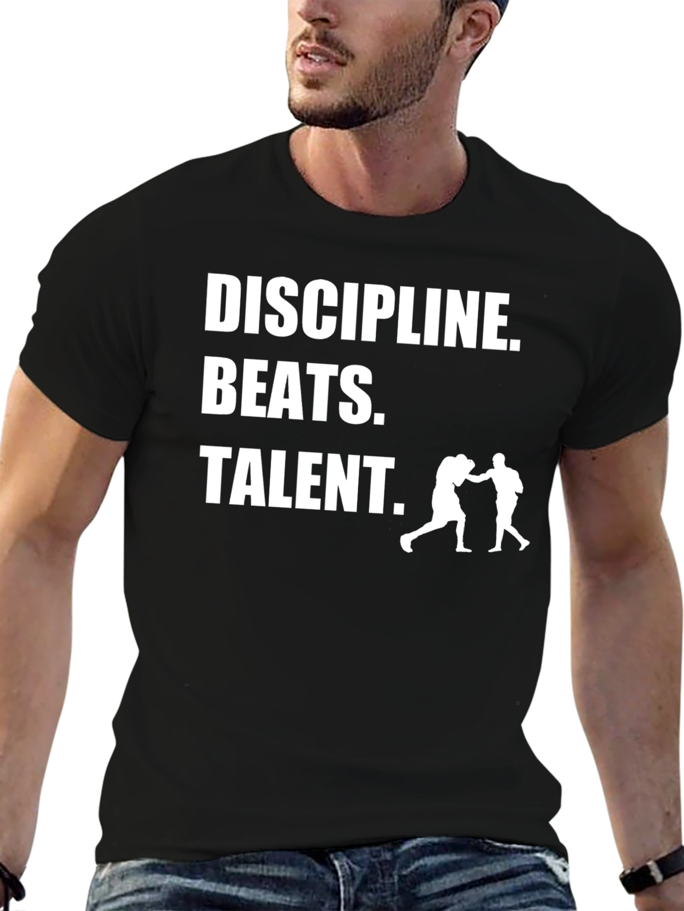 Discipline Beats Talent Boxer T-Shirt