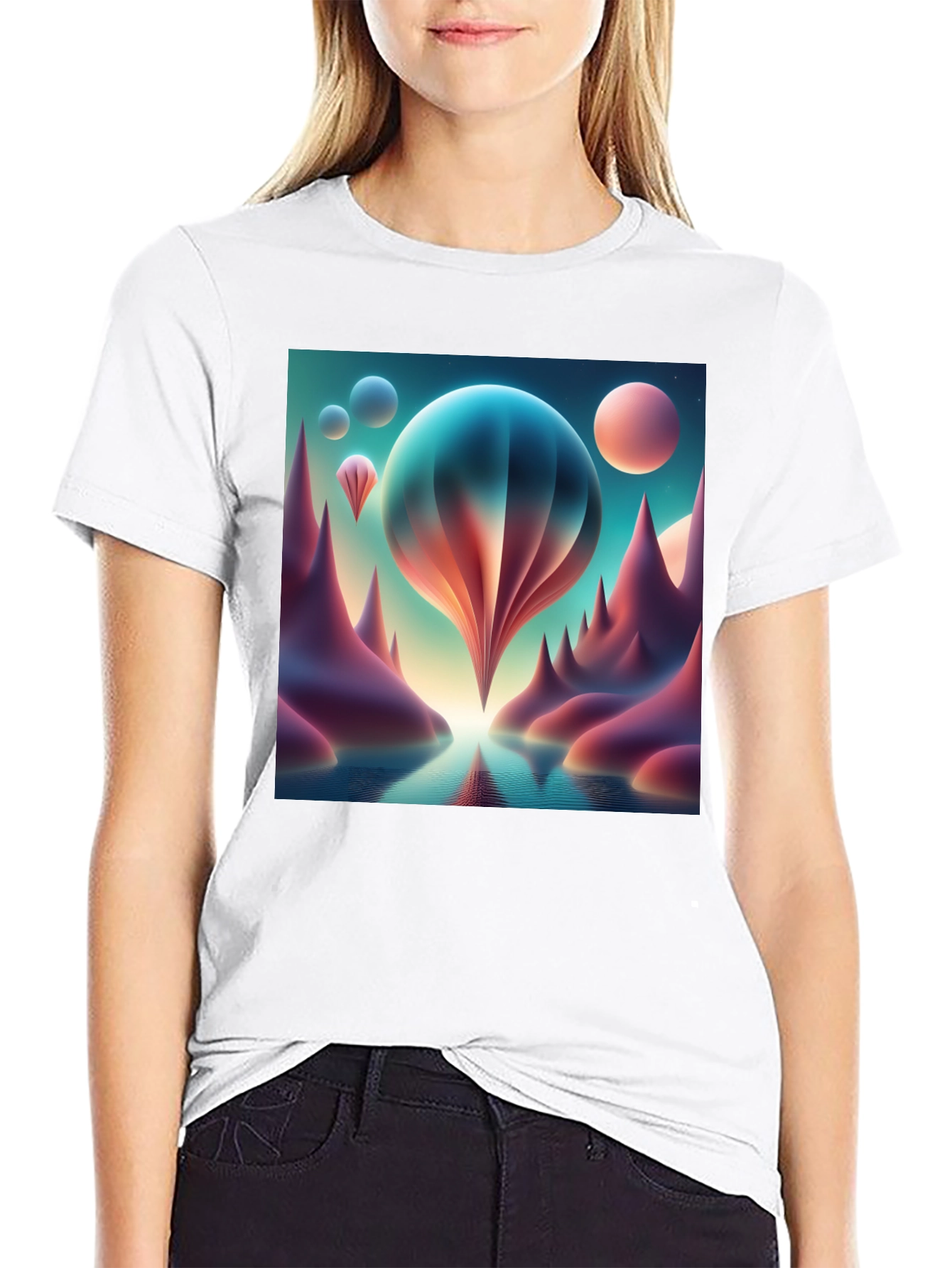 Surreal Landscape Graphic Tee
