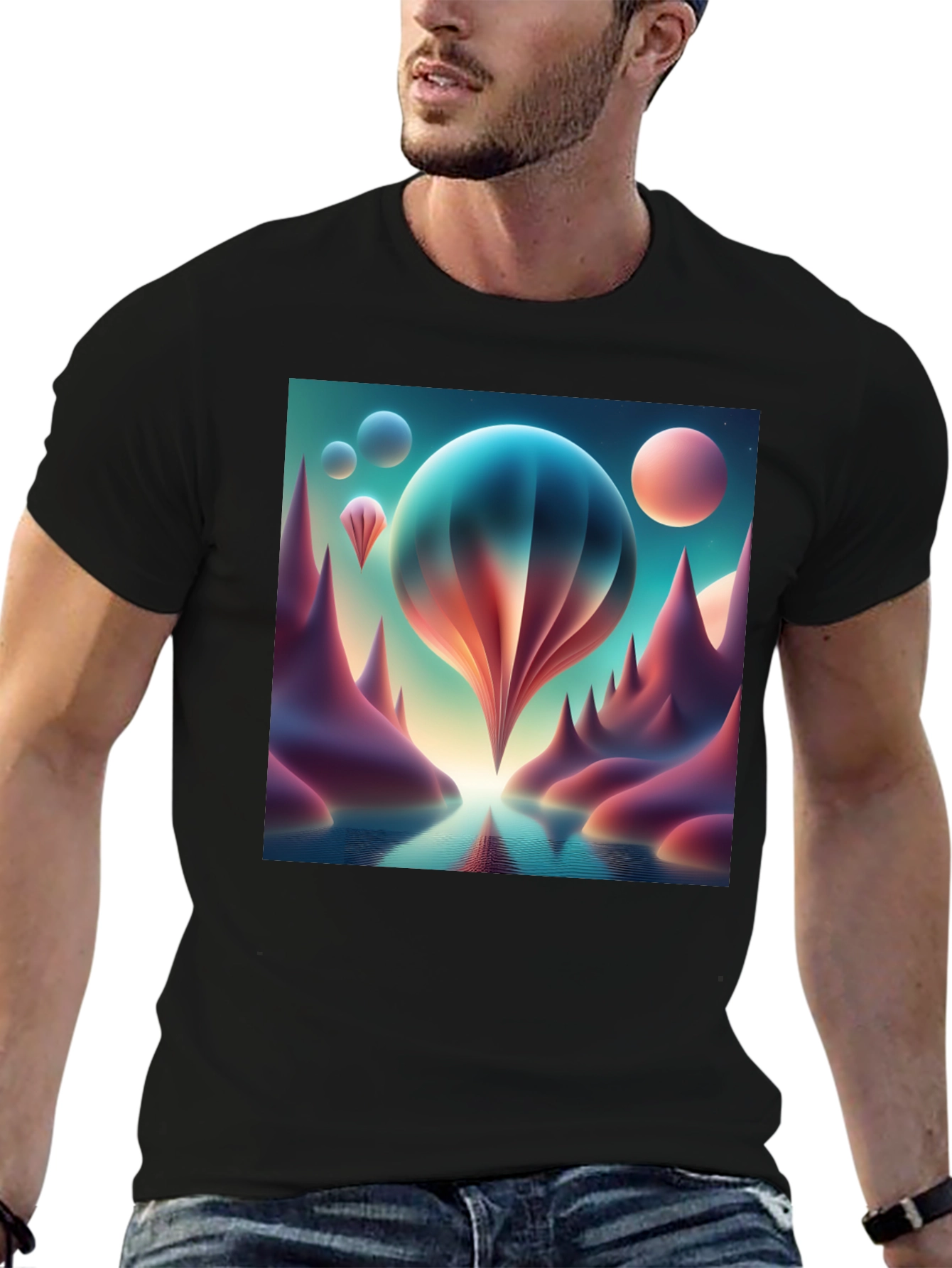 Surreal Landscape Graphic Tee