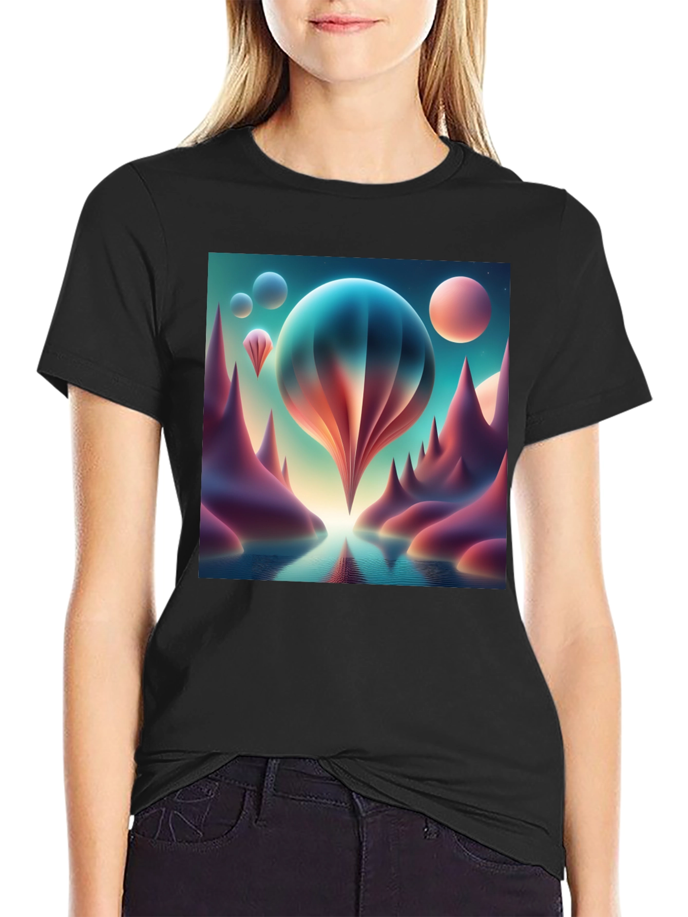 Surreal Landscape Graphic Tee