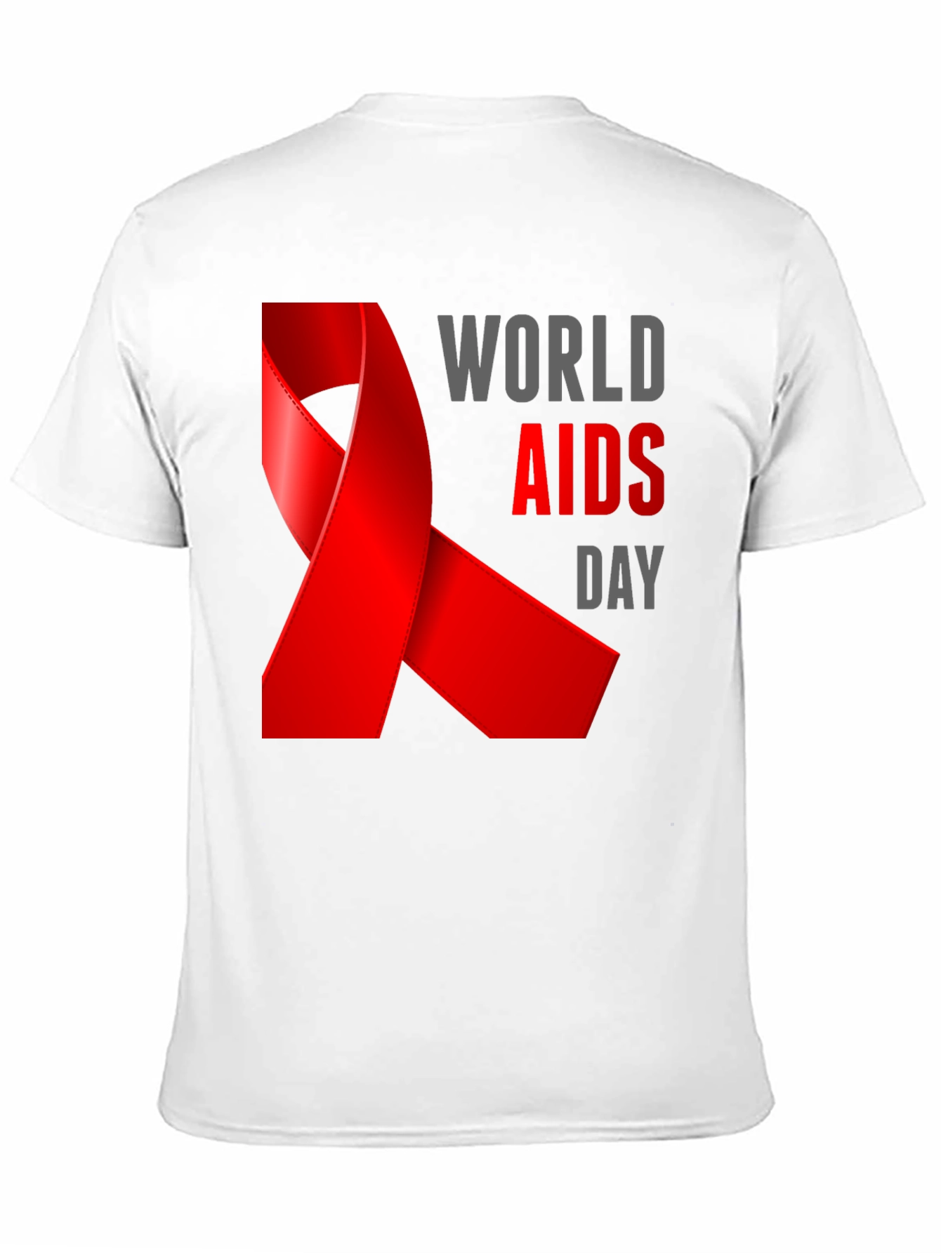 World AIDS Day Awareness Black T-Shirt