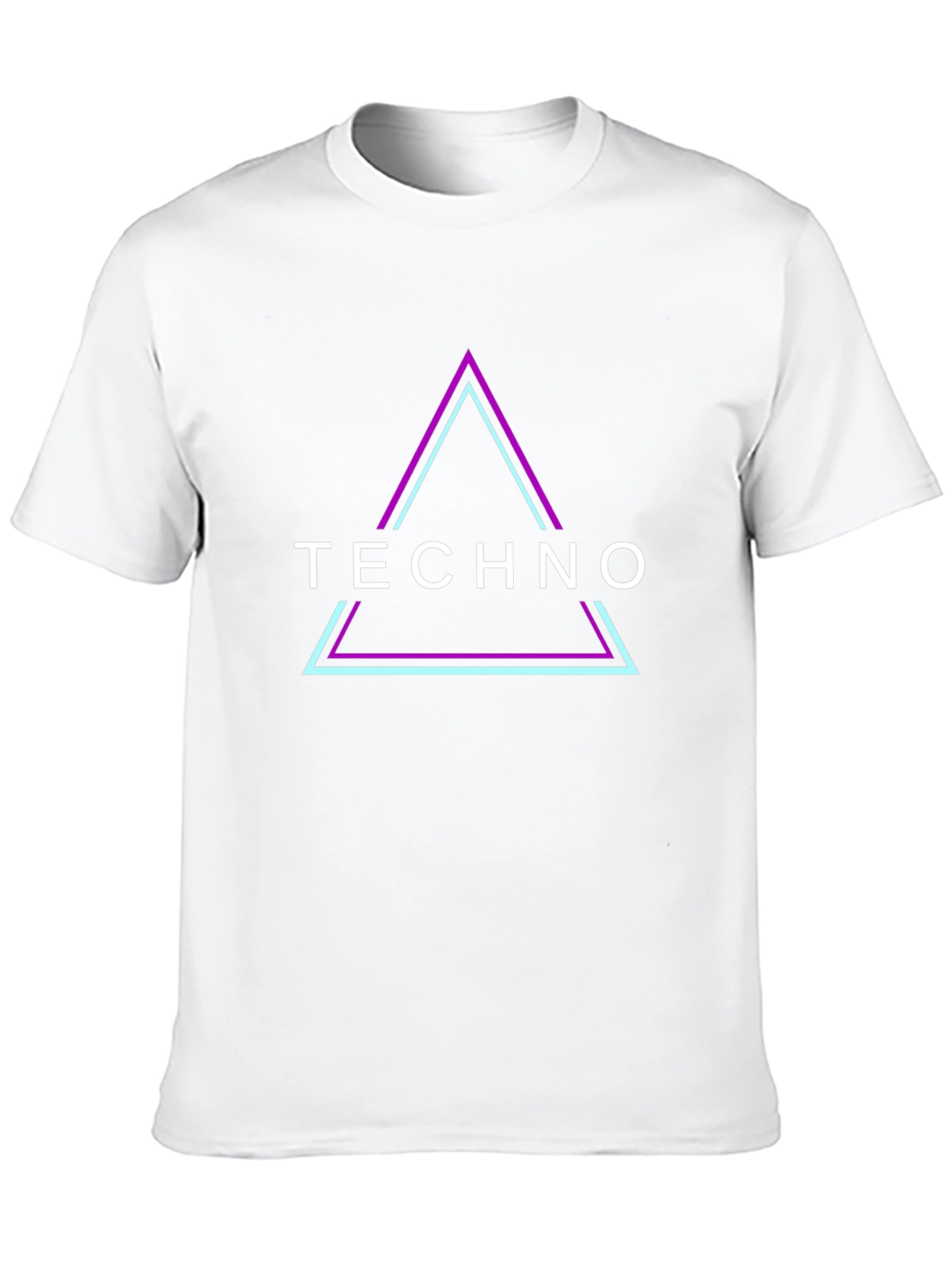 Techno Graphic T-Shirt - Black Cotton Blend Tee