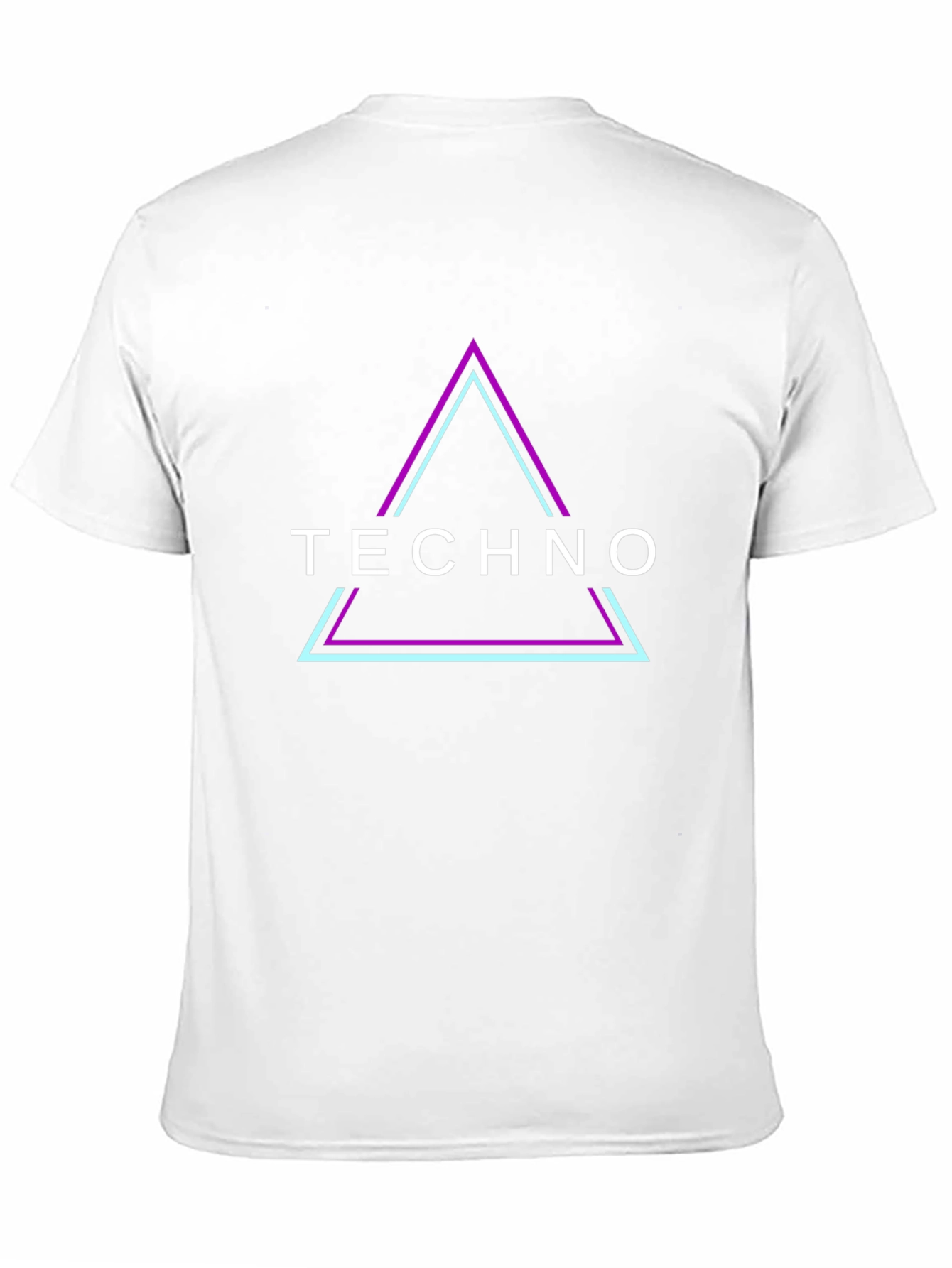 Techno Graphic T-Shirt - Black Cotton Blend Tee