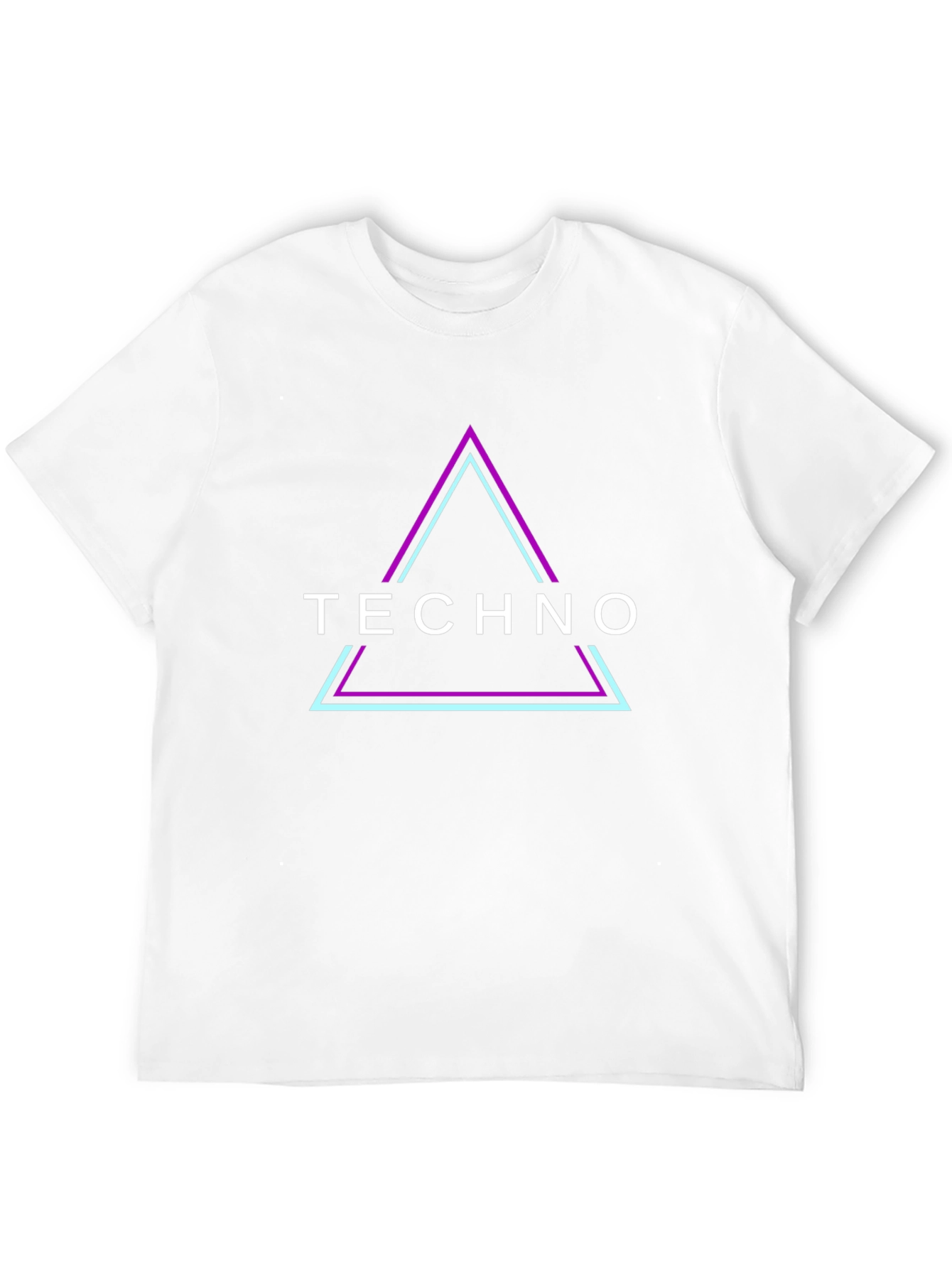Techno Graphic T-Shirt - Black Cotton Blend Tee