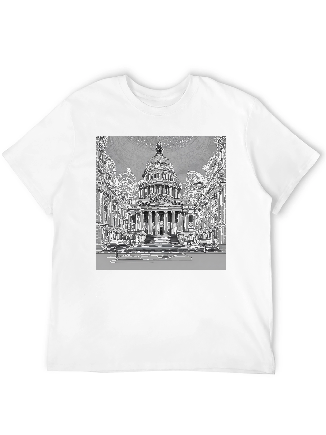 Capitol Building Graphic T-Shirt