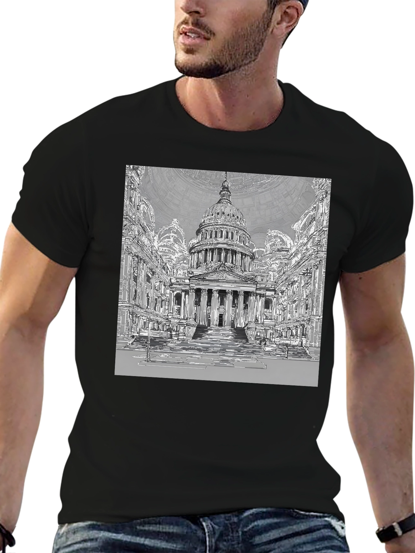 Capitol Building Graphic T-Shirt