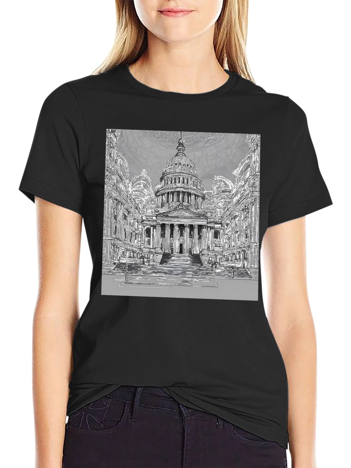 Capitol Building Graphic T-Shirt