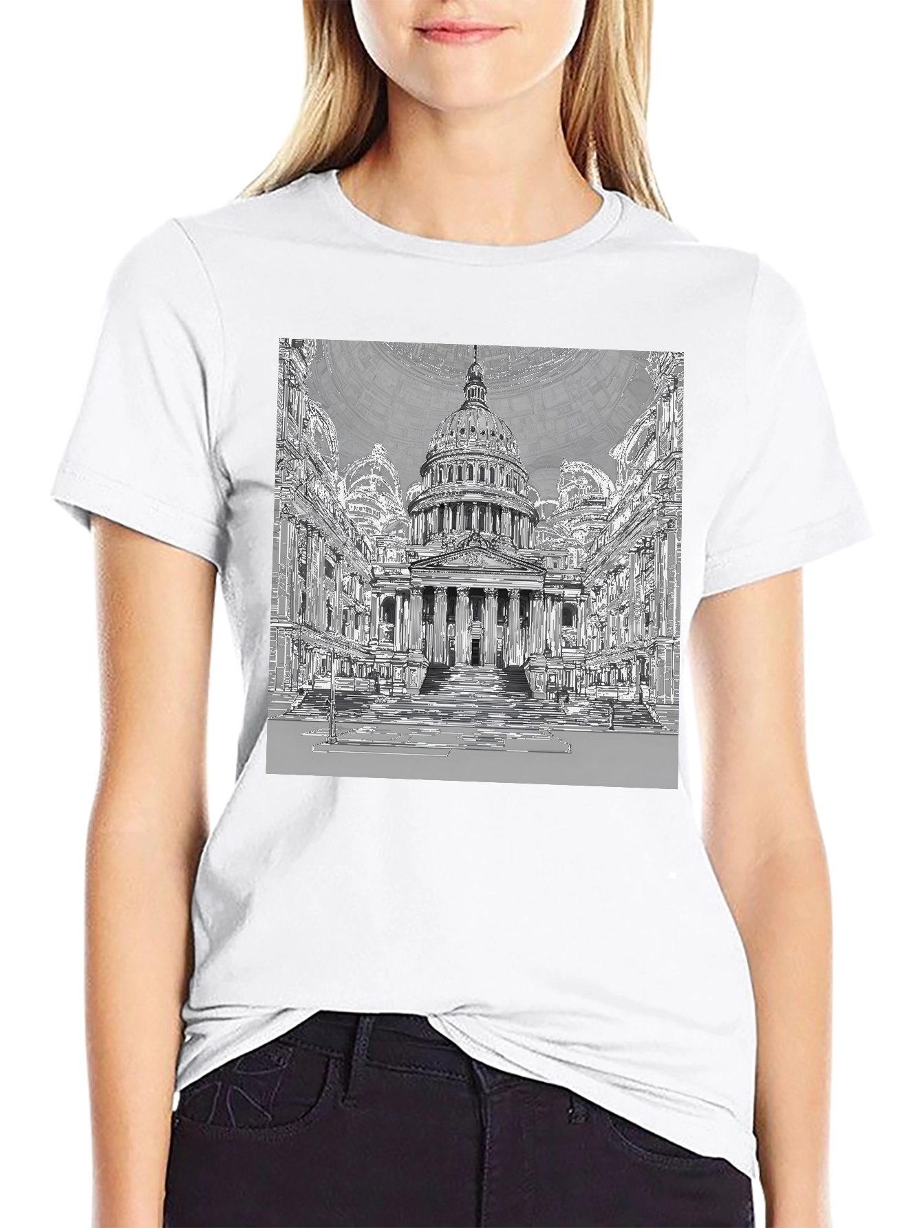 Capitol Building Graphic T-Shirt