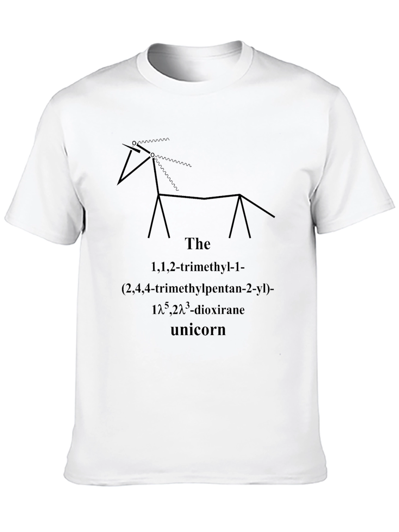 Chemistry Unicorn Graphic T-Shirt