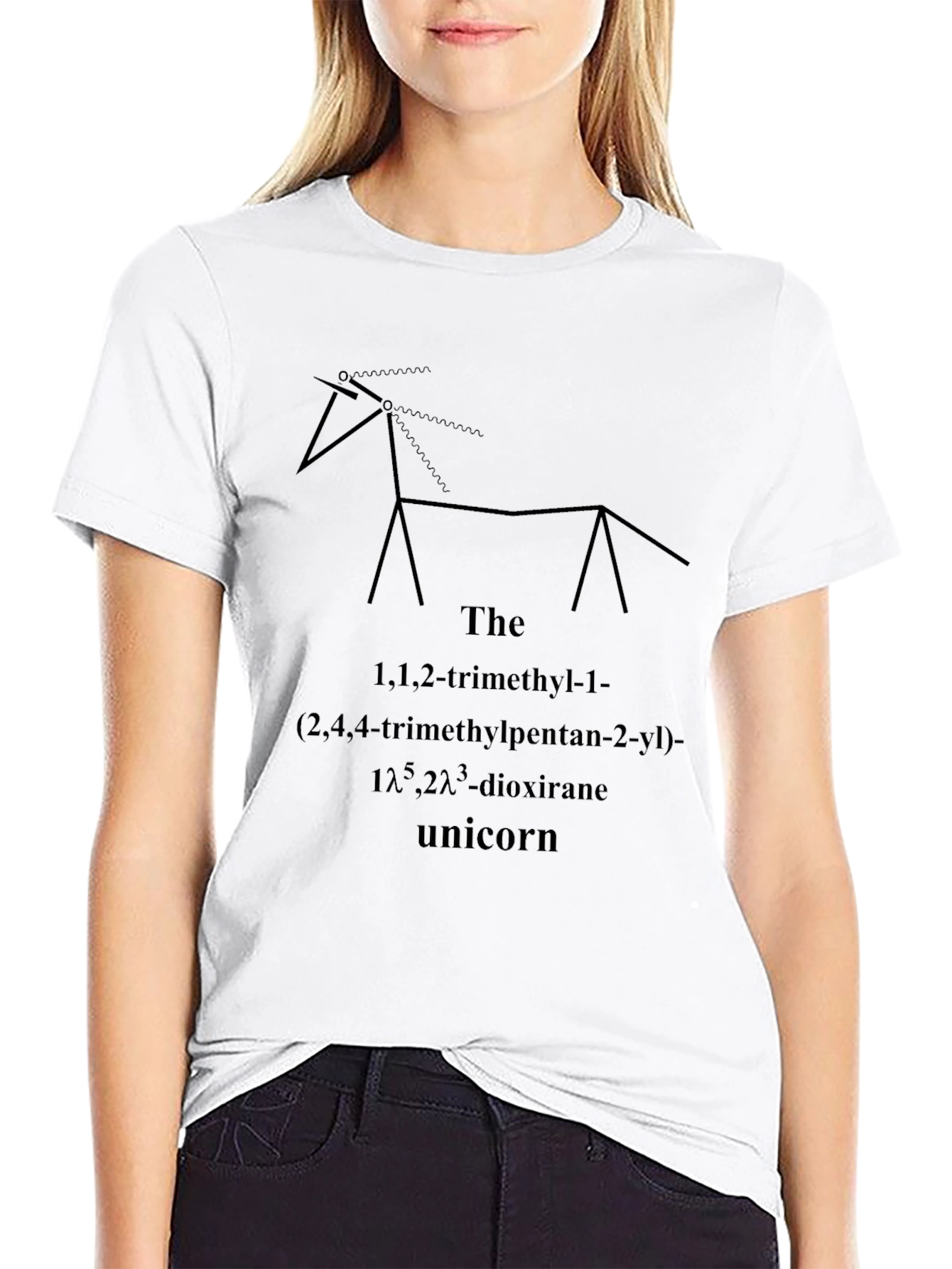 Chemistry Unicorn Graphic T-Shirt