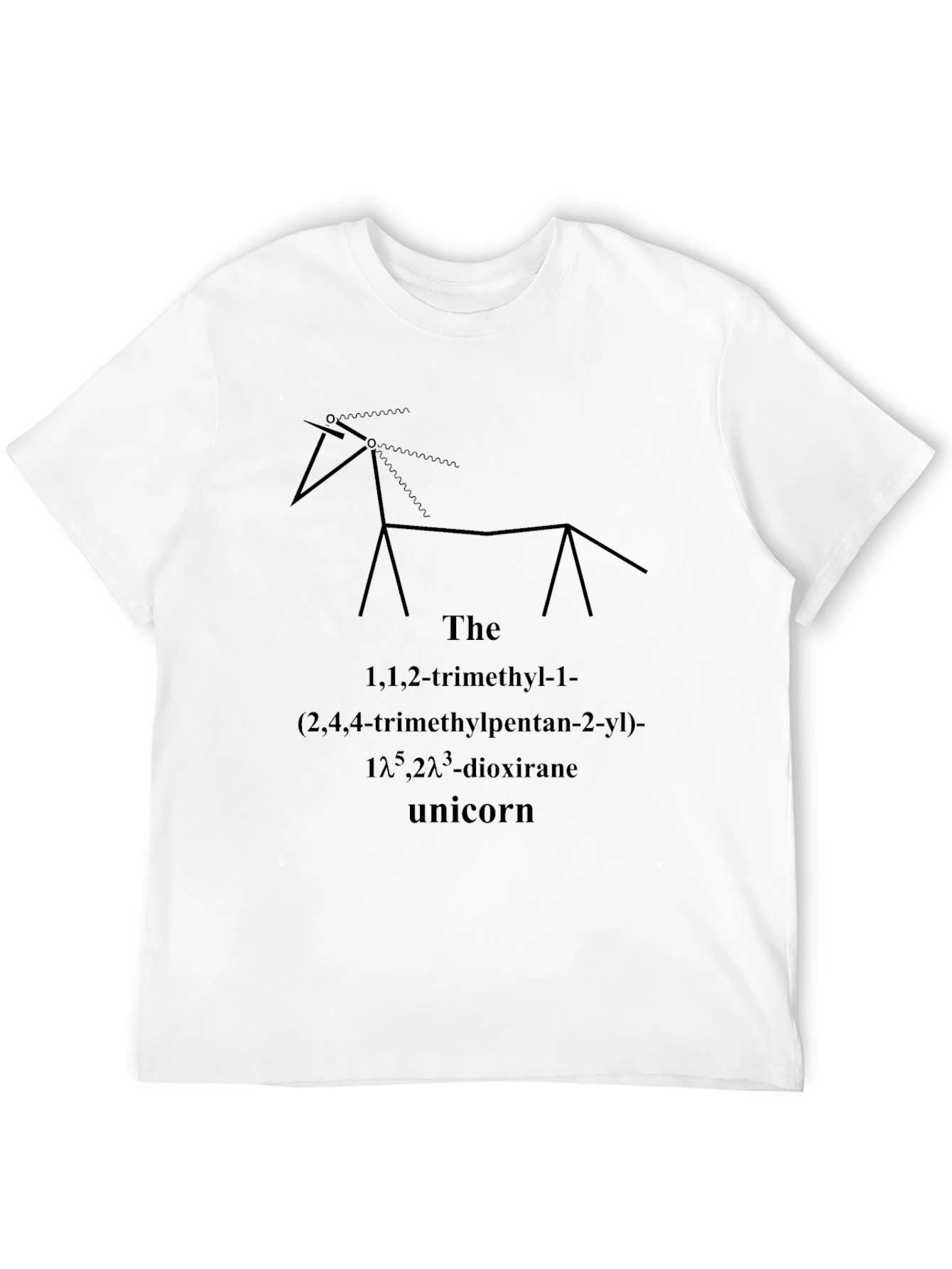 Chemistry Unicorn Graphic T-Shirt