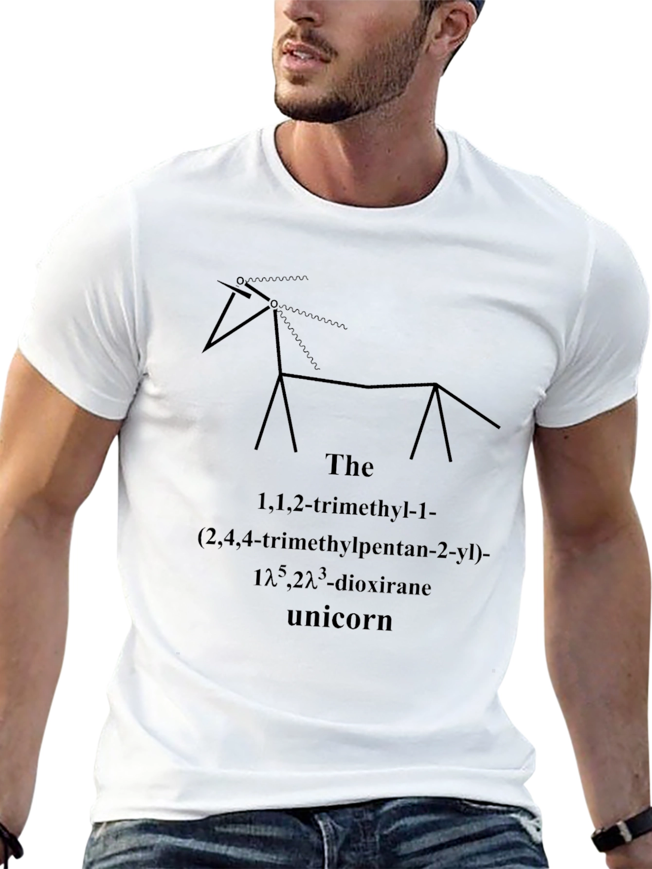 Chemistry Unicorn Graphic T-Shirt