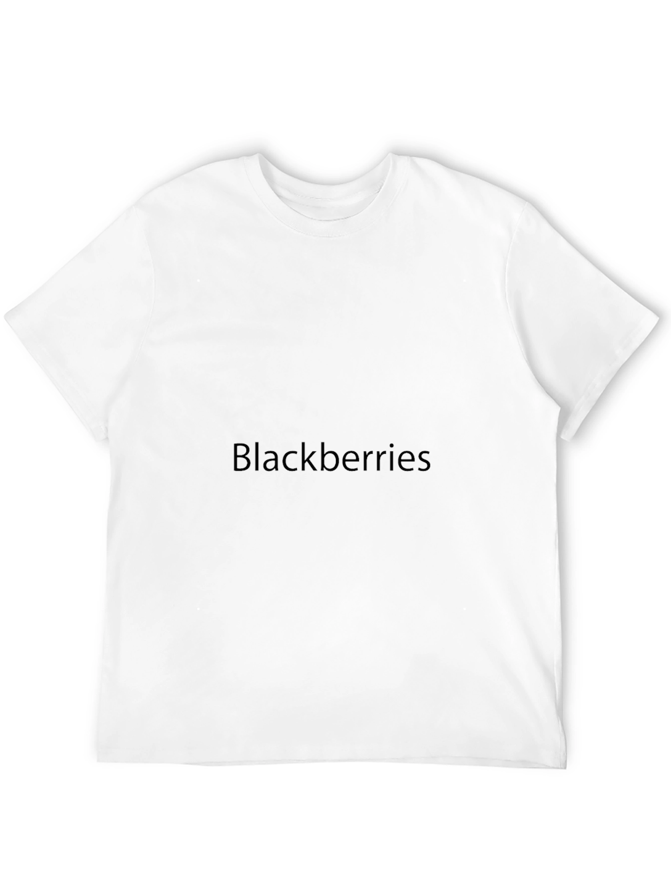Plain Black T-Shirt - Mens Classic Tee