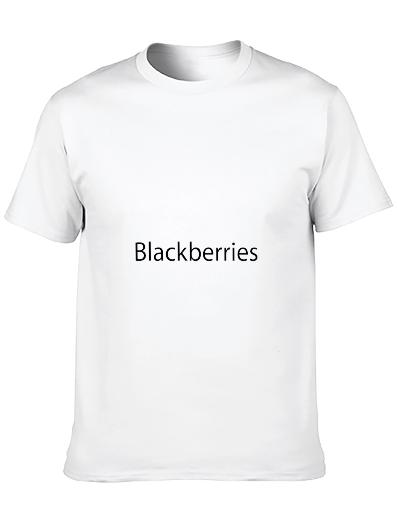 Plain Black T-Shirt - Mens Classic Tee
