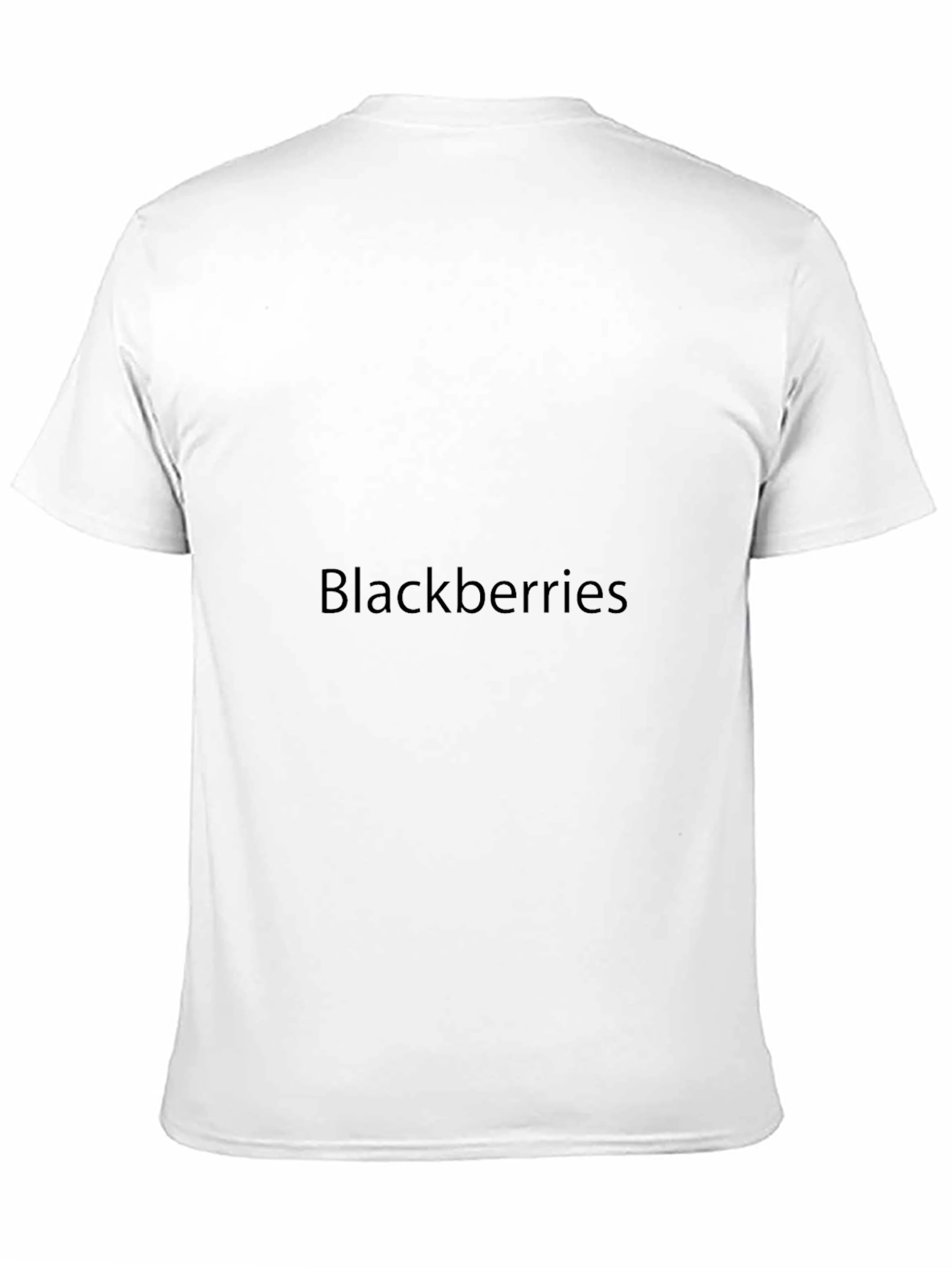Plain Black T-Shirt - Mens Classic Tee