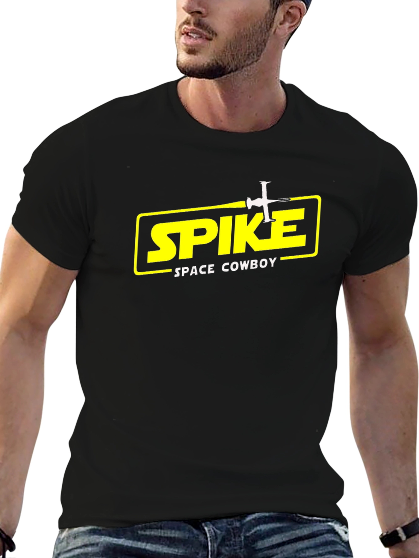 Spike Space Cowboy Black T-Shirt