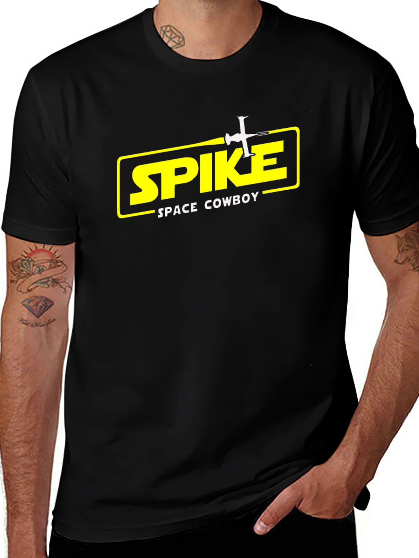 Spike Space Cowboy Black T-Shirt