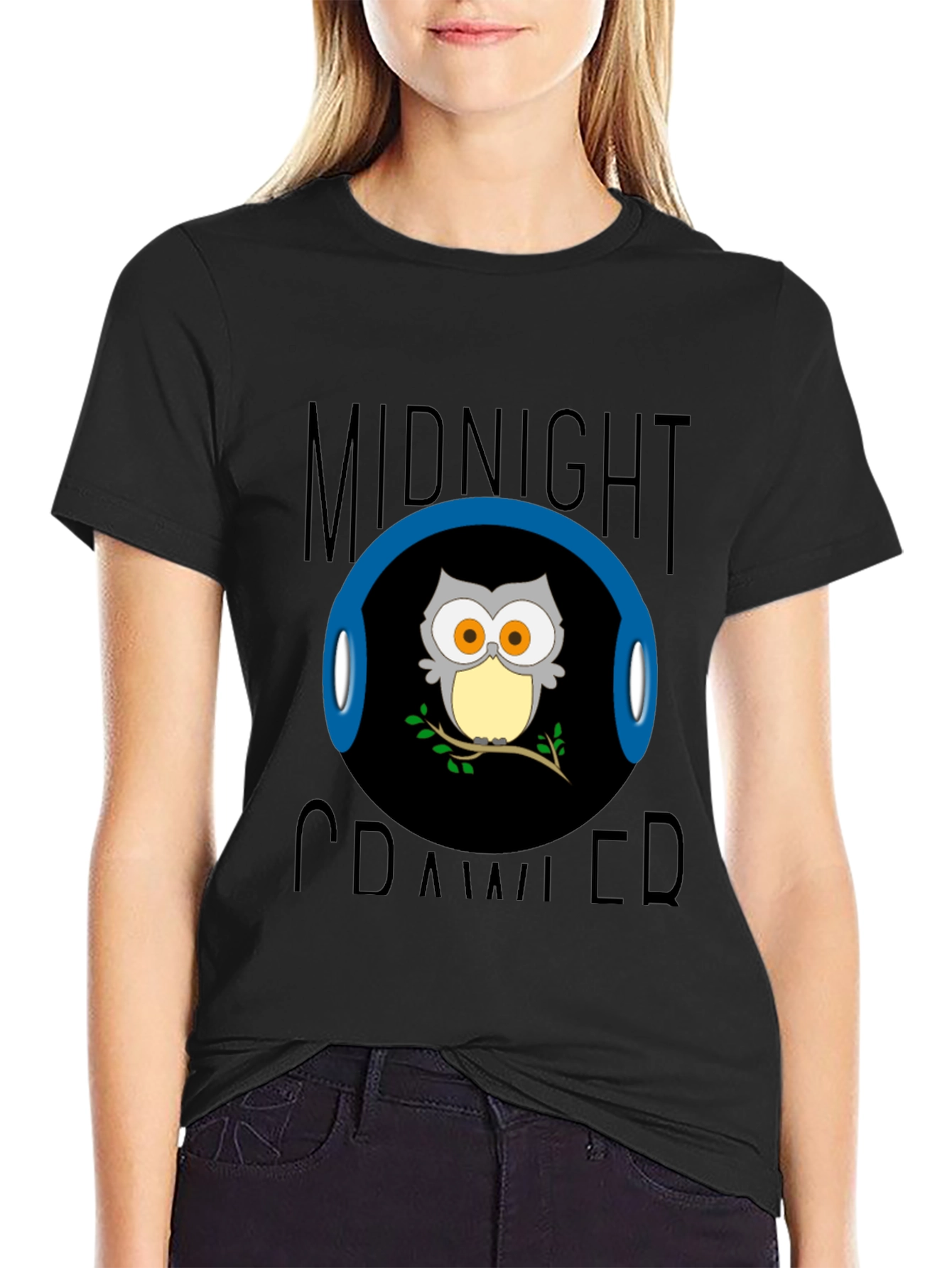 Midnight Crawler Owl T-Shirt