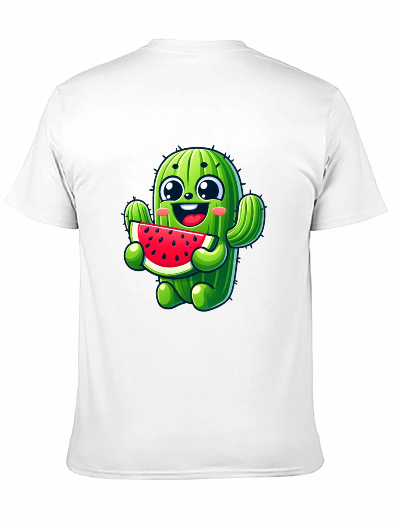 Cactus Watermelon Black T-Shirt