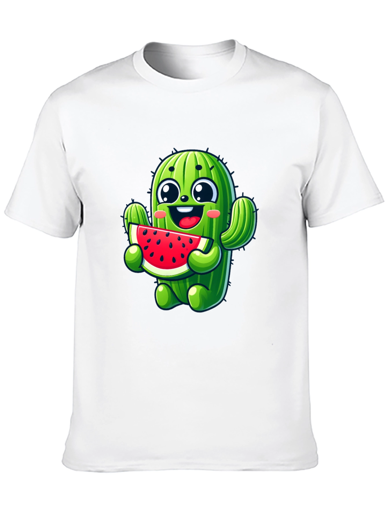 Cactus Watermelon Black T-Shirt