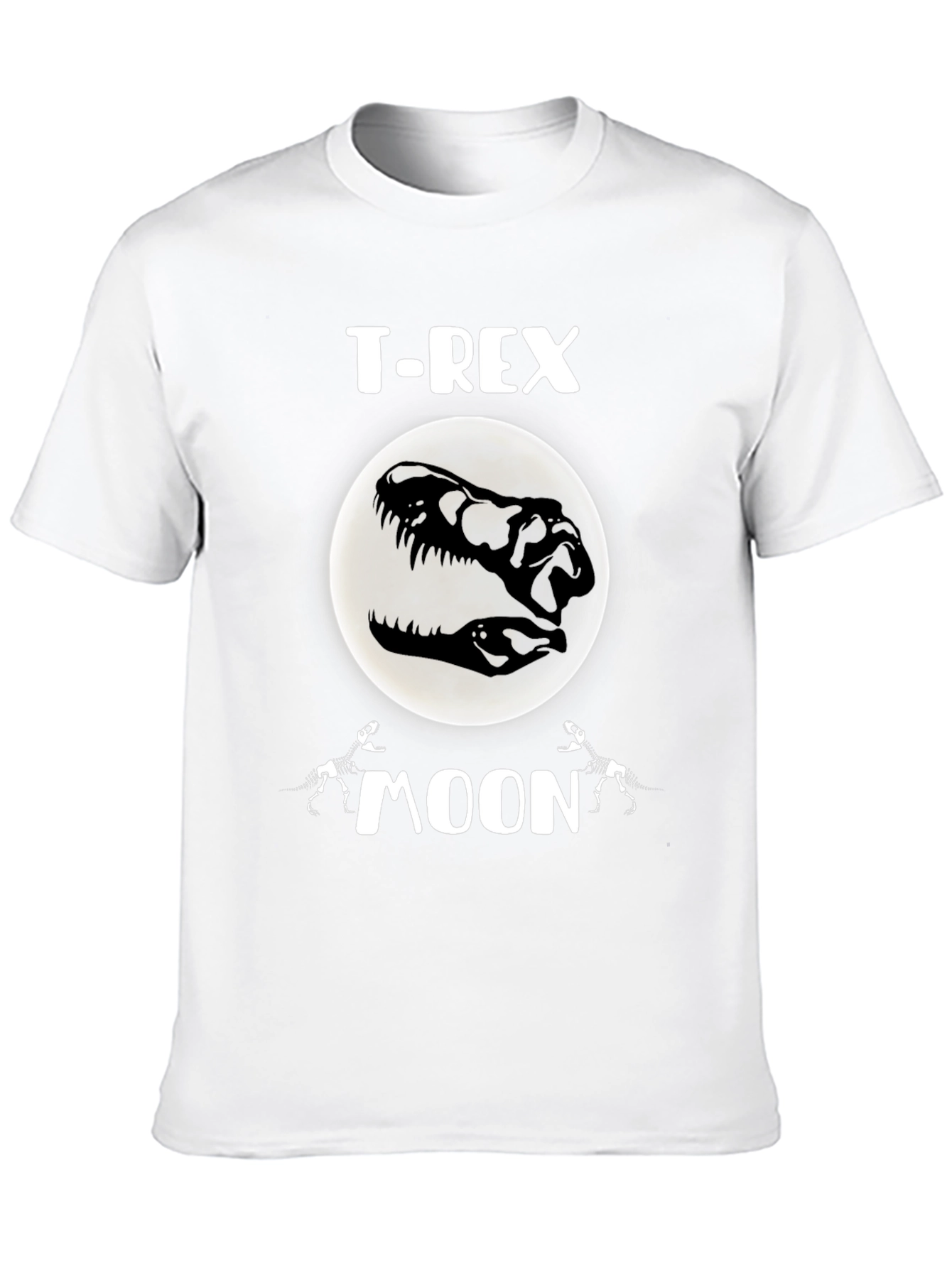 T-Rex Moon Graphic T-Shirt