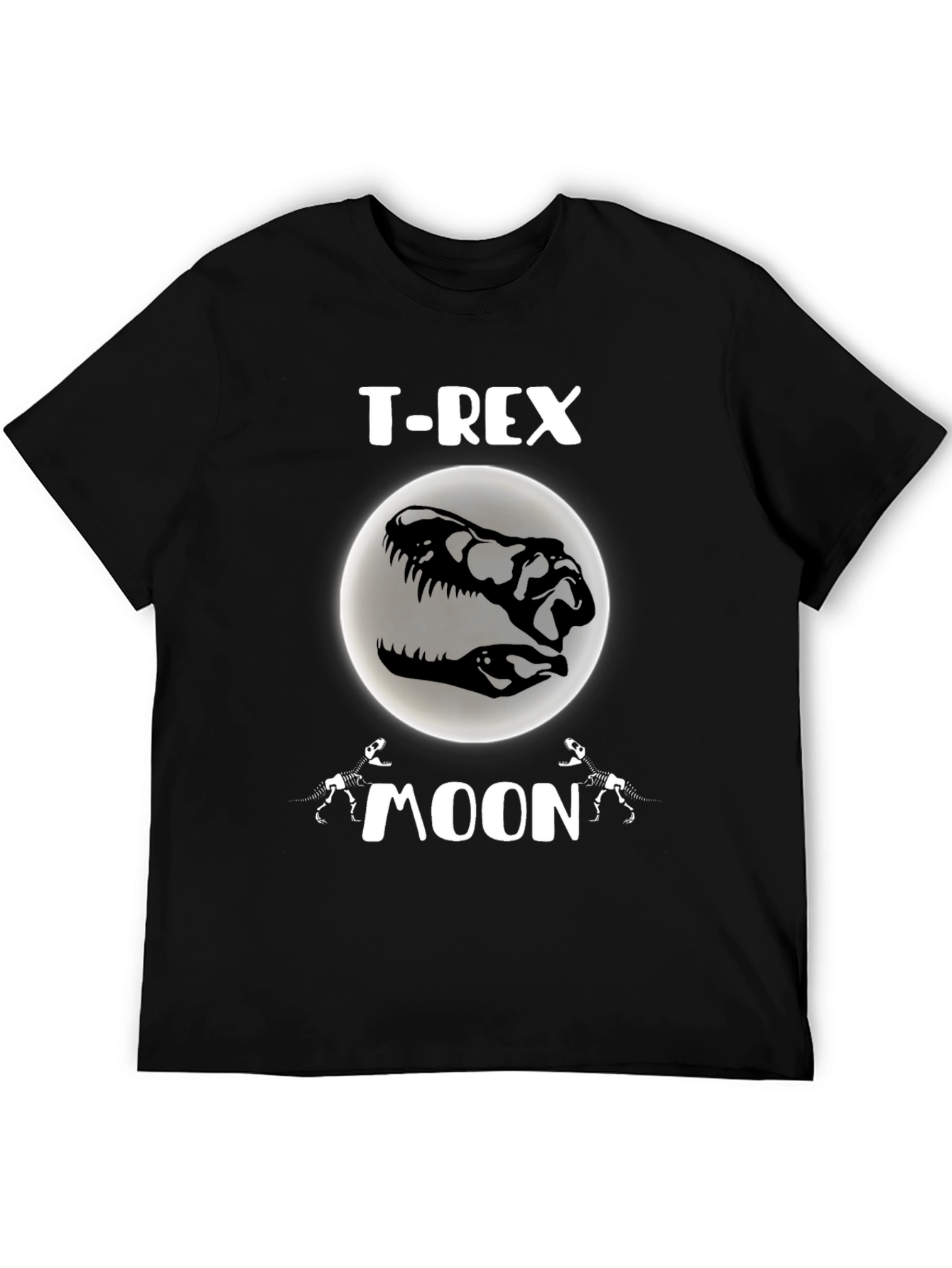 T-Rex Moon Graphic T-Shirt