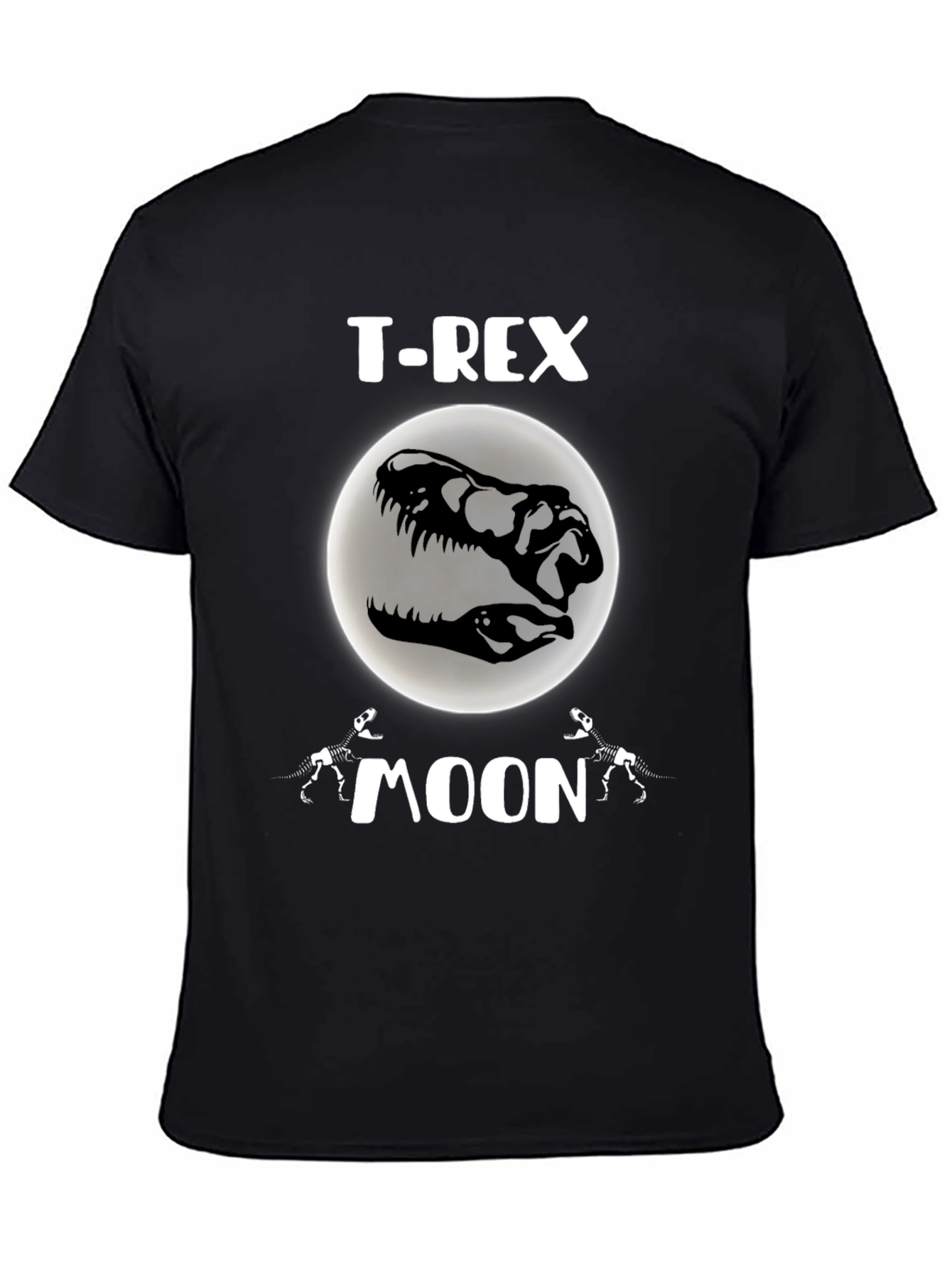 T-Rex Moon Graphic T-Shirt