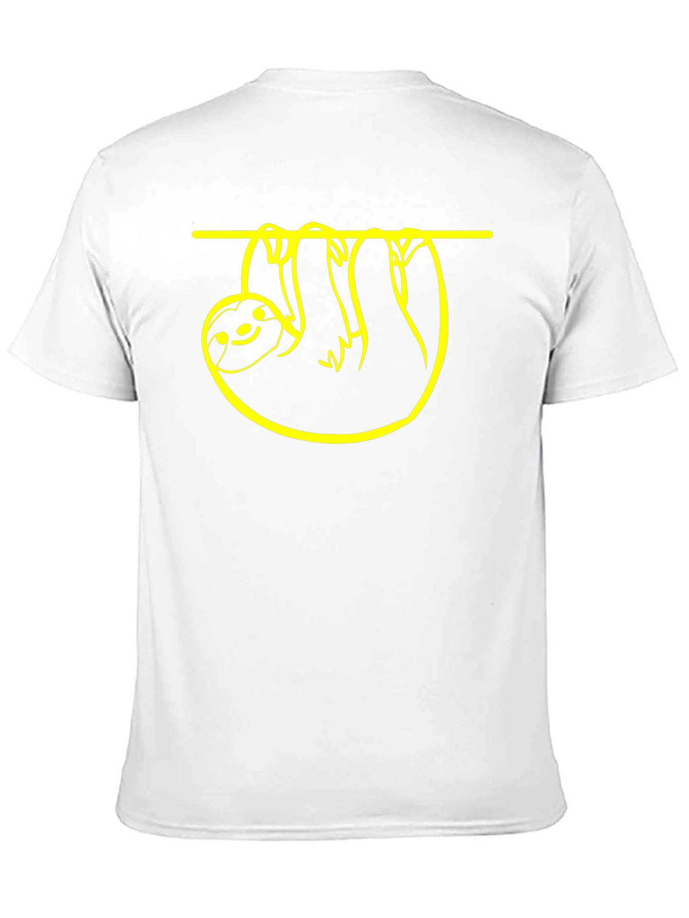 Sloth Graphic Tee -  Relaxed Style