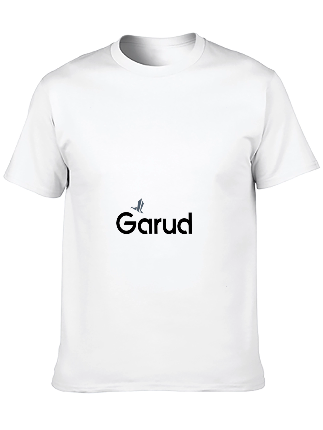 Garud Black Cotton Tee - Stylish Comfort