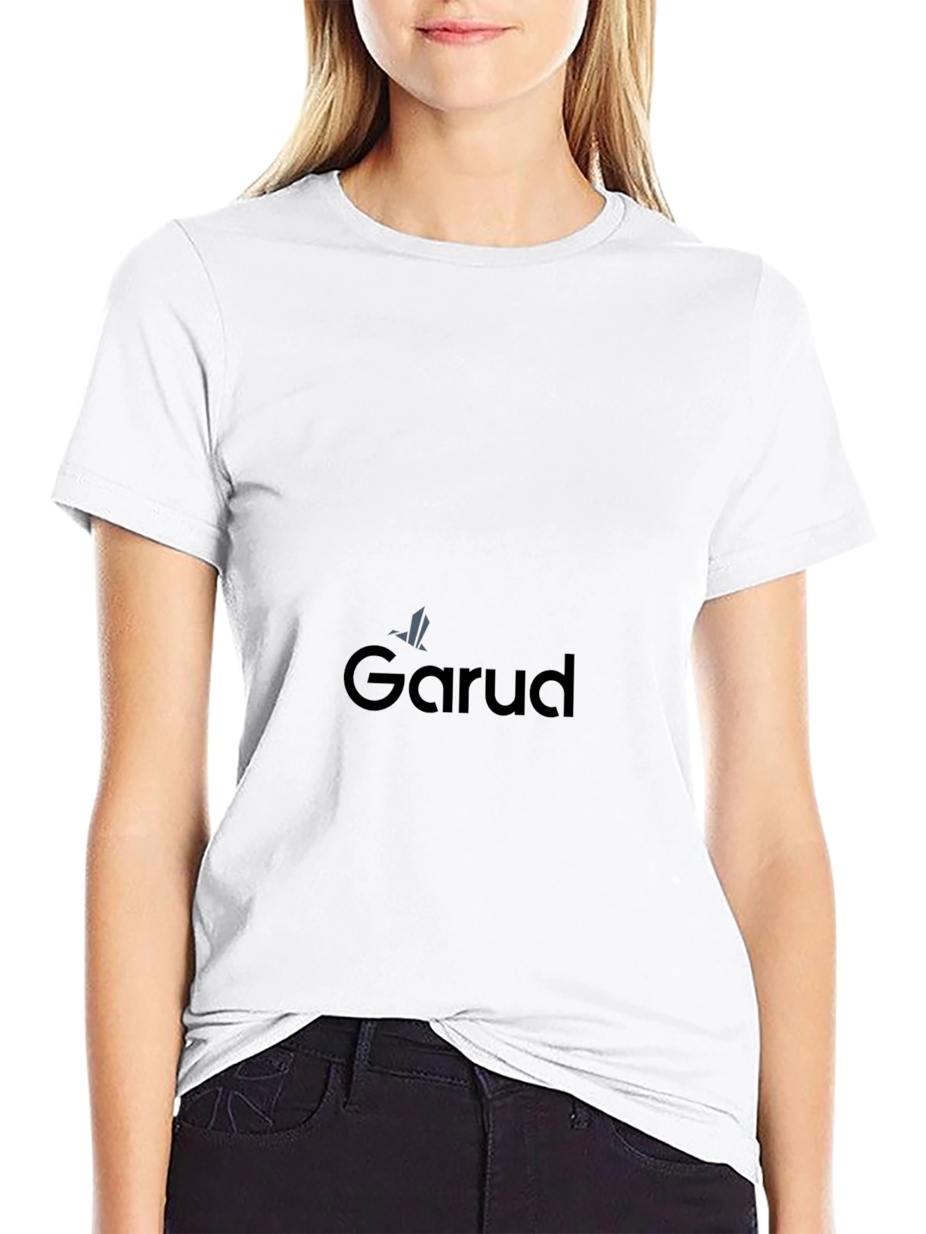 Garud Black Cotton Tee - Stylish Comfort