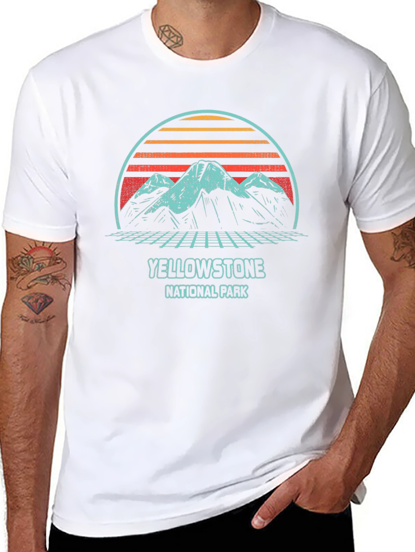 Retro Yellowstone National Park Graphic Tee