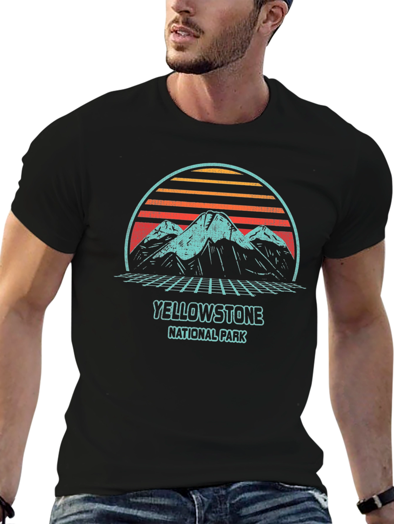 Retro Yellowstone National Park Graphic Tee