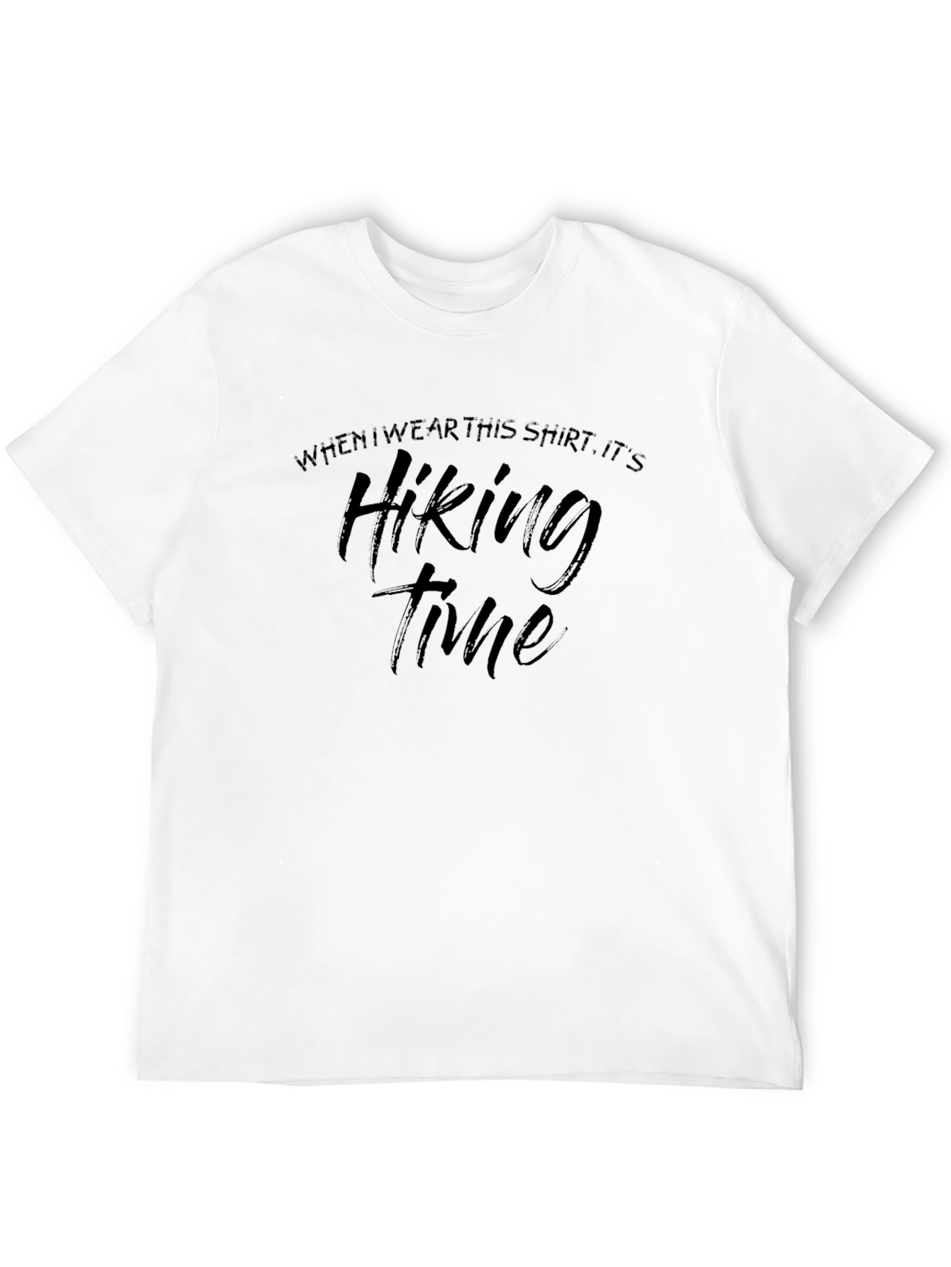 Hiking Time Graphic T-Shirt - Black