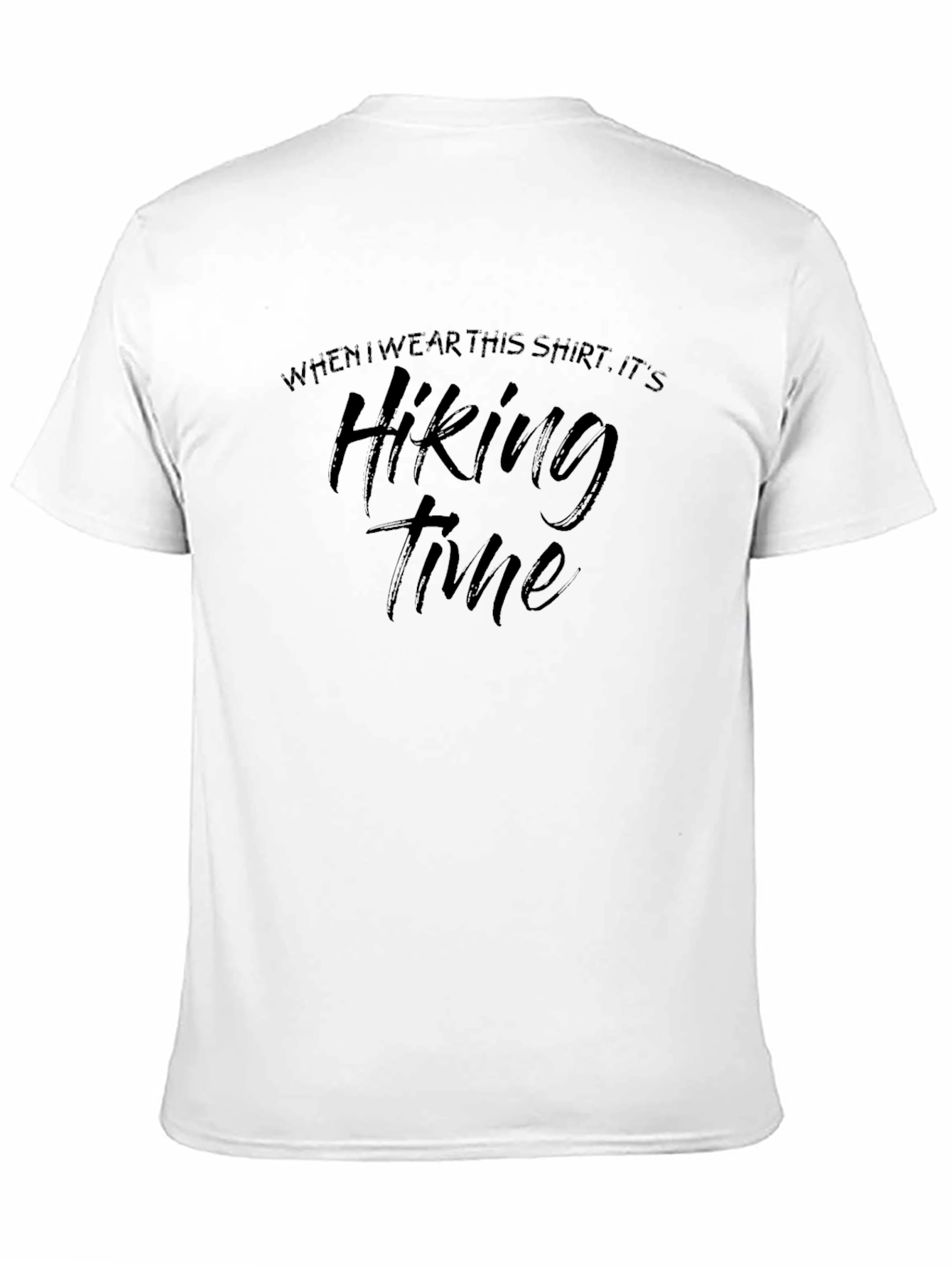 Hiking Time Graphic T-Shirt - Black